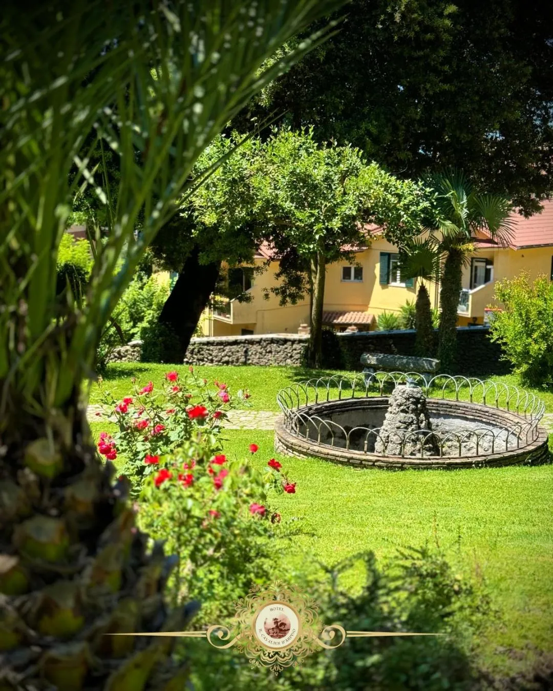 Garden in Hotel Il Cavalier D'Arpino