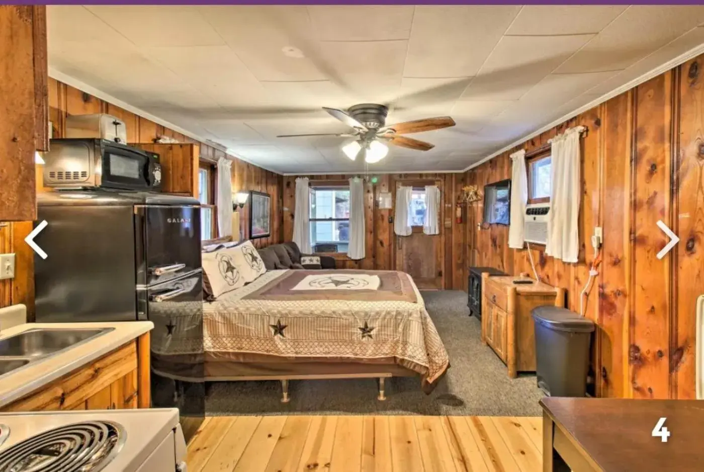 Queen Studio - single occupancy - Disability Access in Hidden Rest Cabins and Resort Queen Studio - single occupancy - Disability Access in Hidden Rest Cabins and Resort