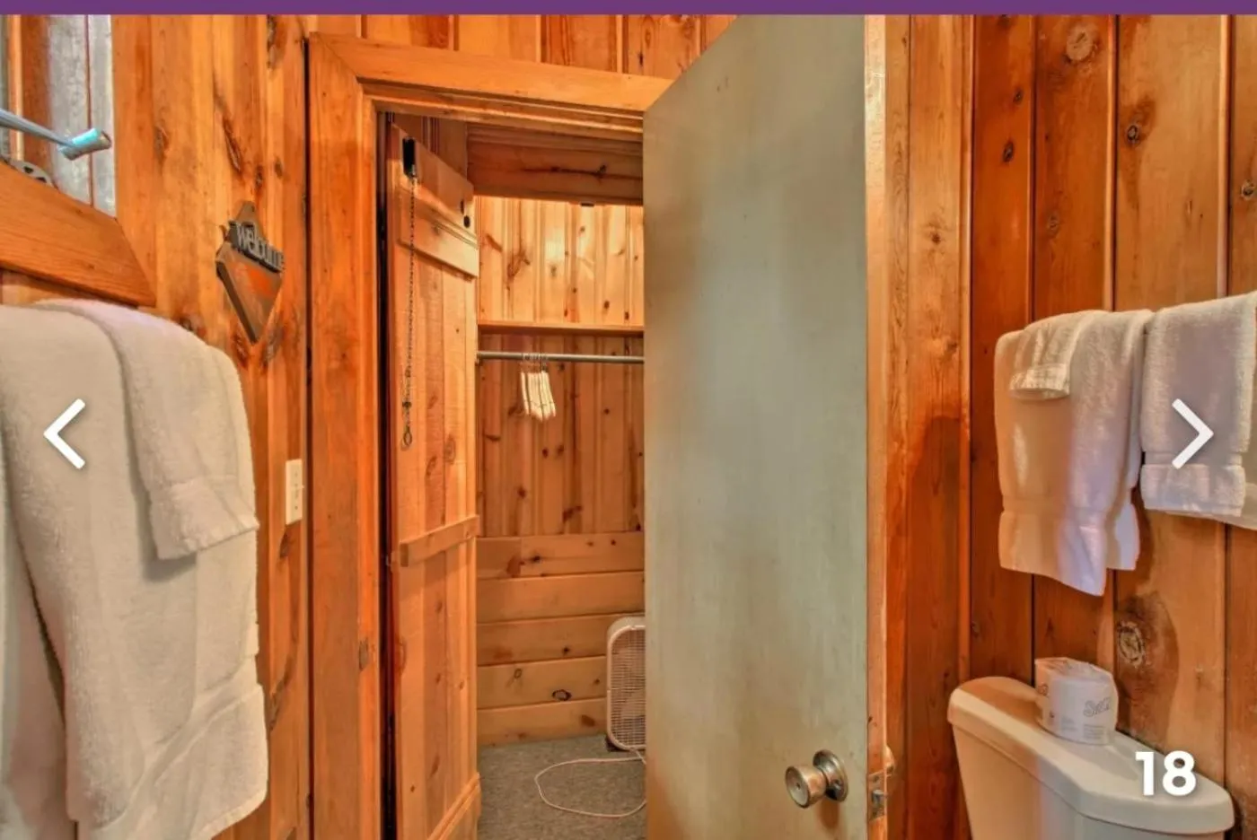 Toilet in Hidden Rest Cabins and Resort
