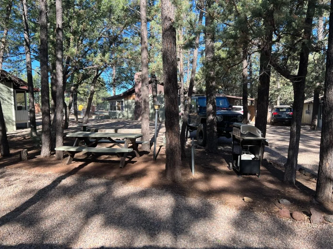 BBQ facilities in Hidden Rest Cabins and Resort