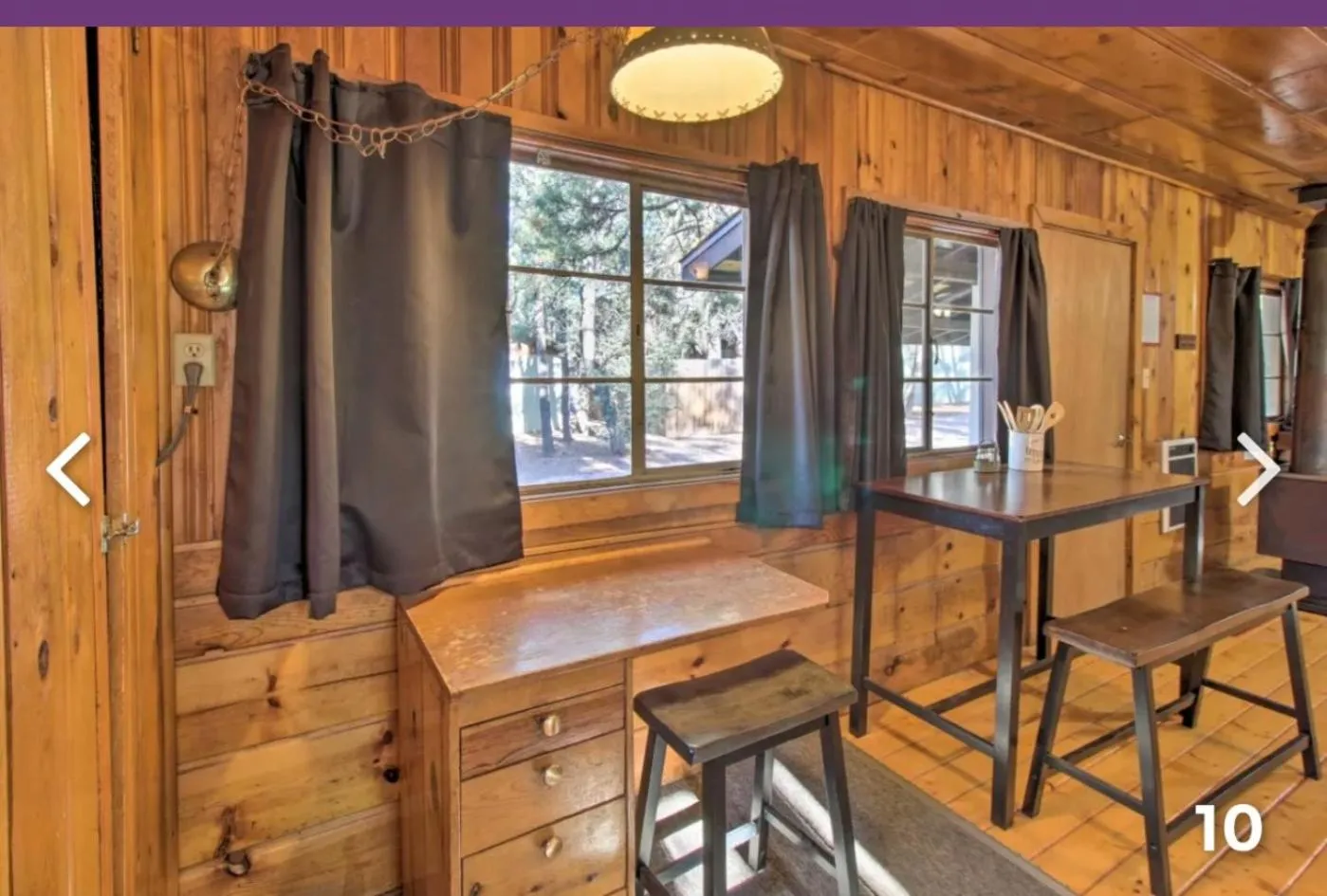 Dining area in Hidden Rest Cabins and Resort