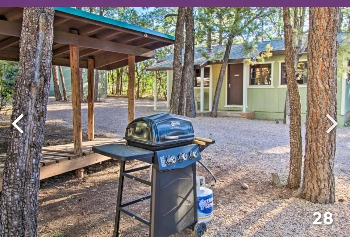 BBQ facilities in Hidden Rest Cabins and Resort