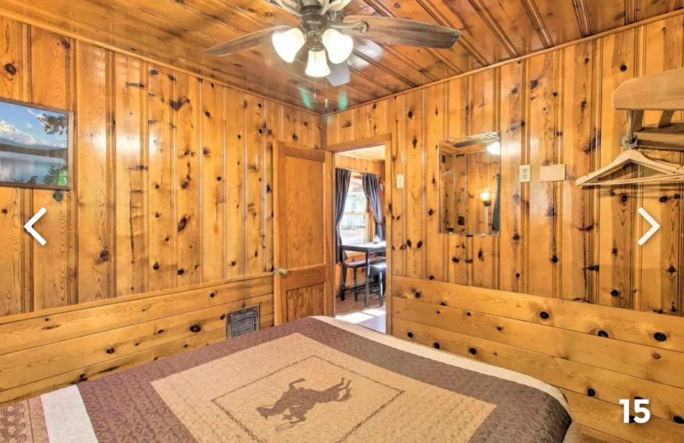 Bedroom in Hidden Rest Cabins and Resort