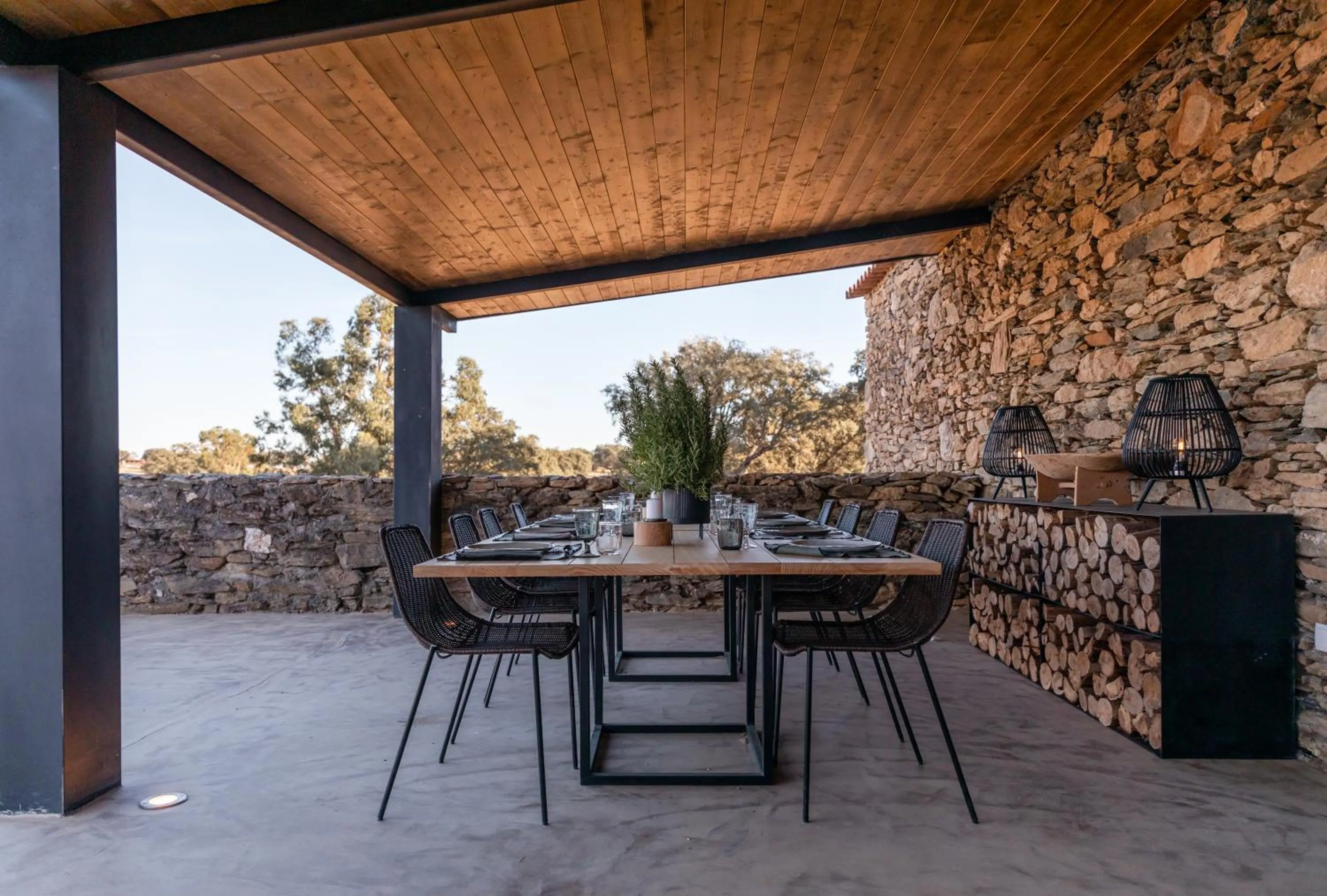 Patio in Herdade dos Abegões