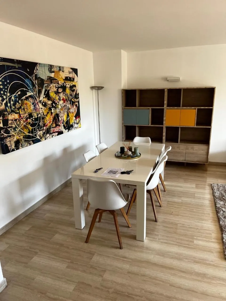Dining area in Top-of-range appartment of 90m2 & 20m2 of sunny terrace, 2min from sea