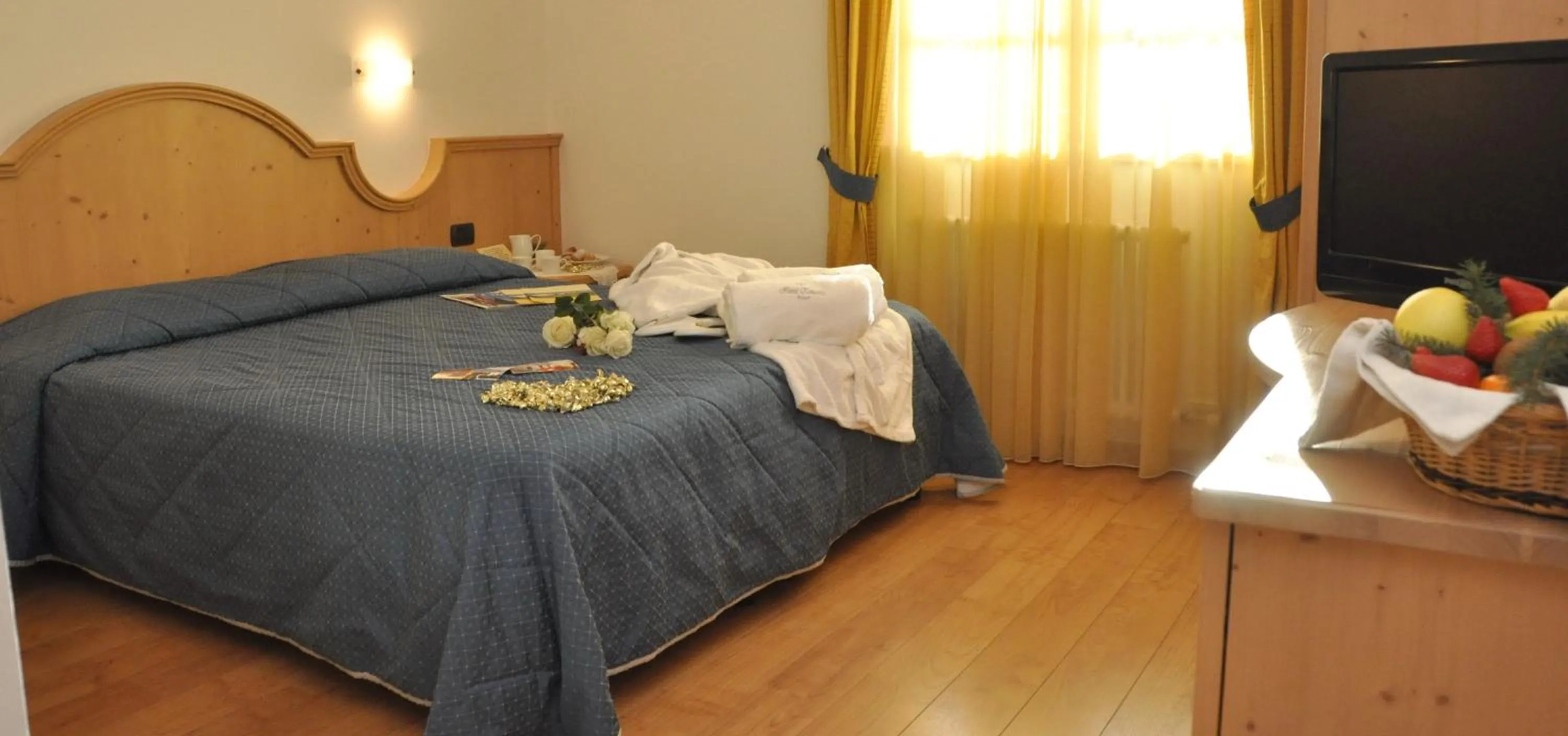 Bed in Romantic Charming Hotel Rancolin