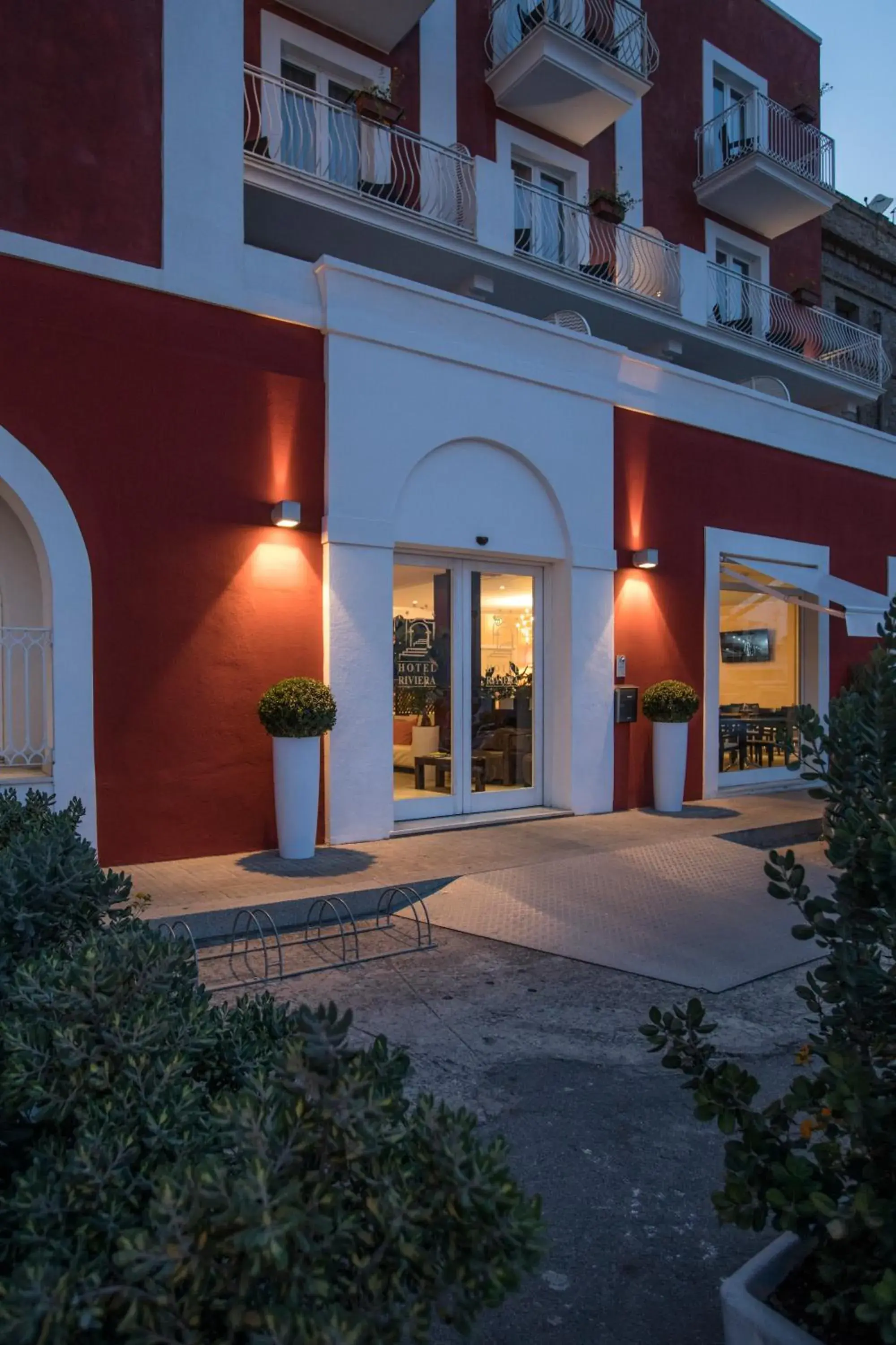 Property building in Lu' Hotel Riviera - Carloforte Property building in Lu' Hotel Riviera - Carloforte