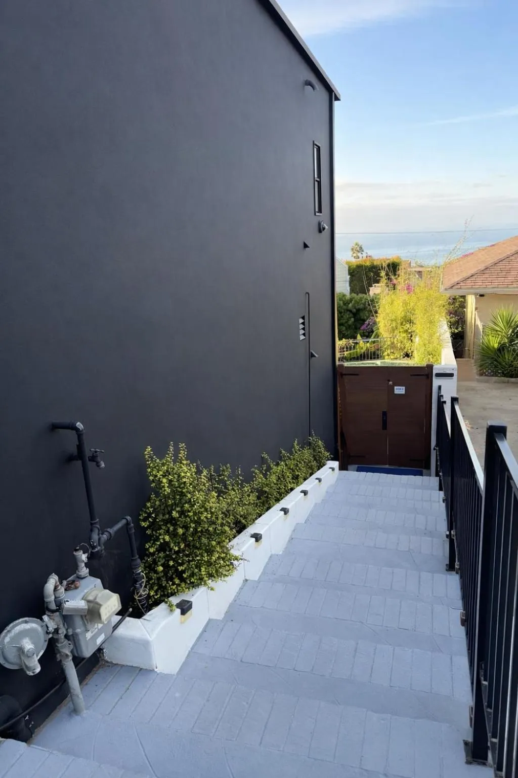 Facade/entrance in Contemporary Ocean Sunset Views with Firepit Pt Loma close to PLNU