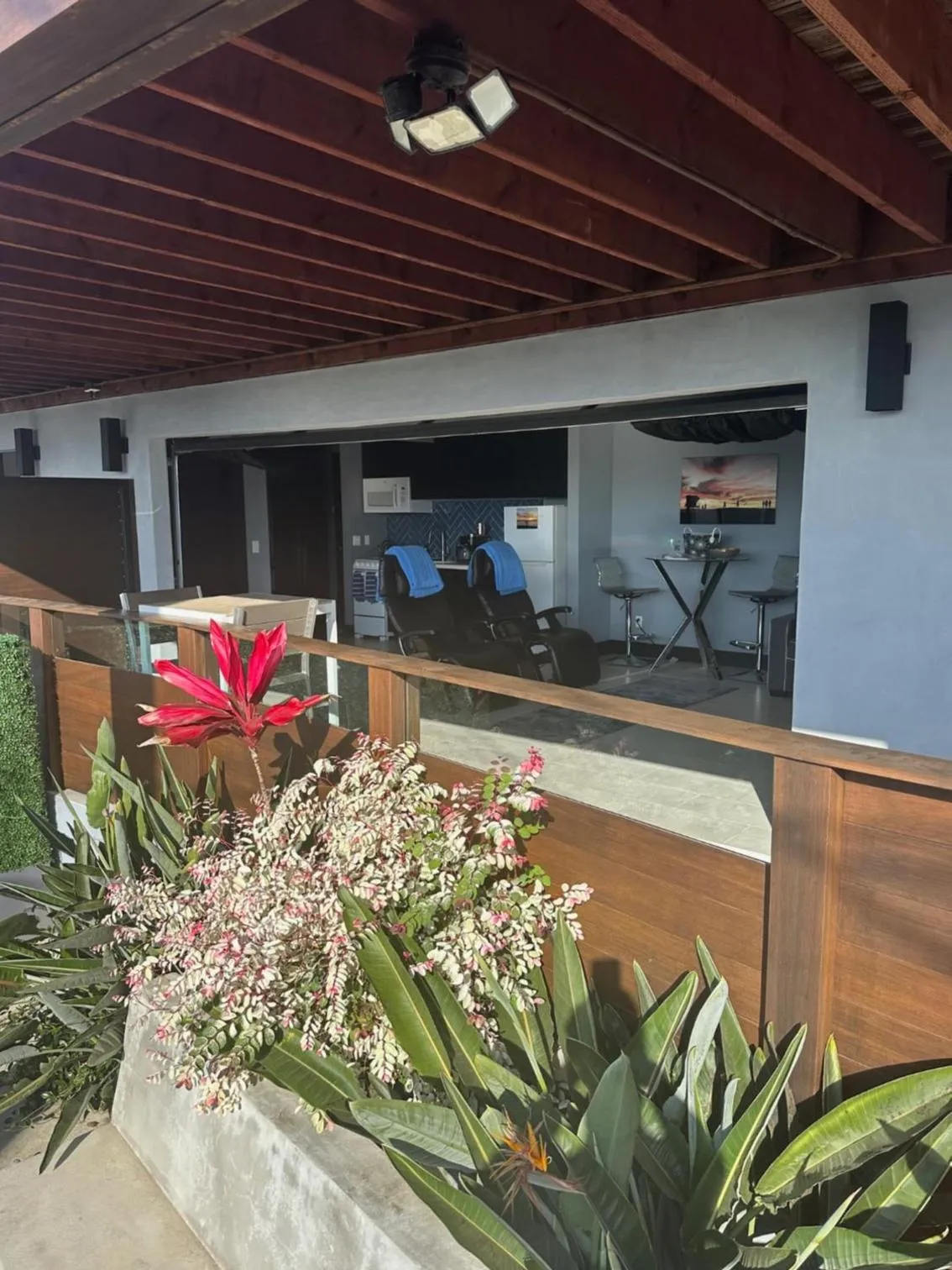 Patio in Contemporary Ocean Sunset Views with Firepit Pt Loma close to PLNU