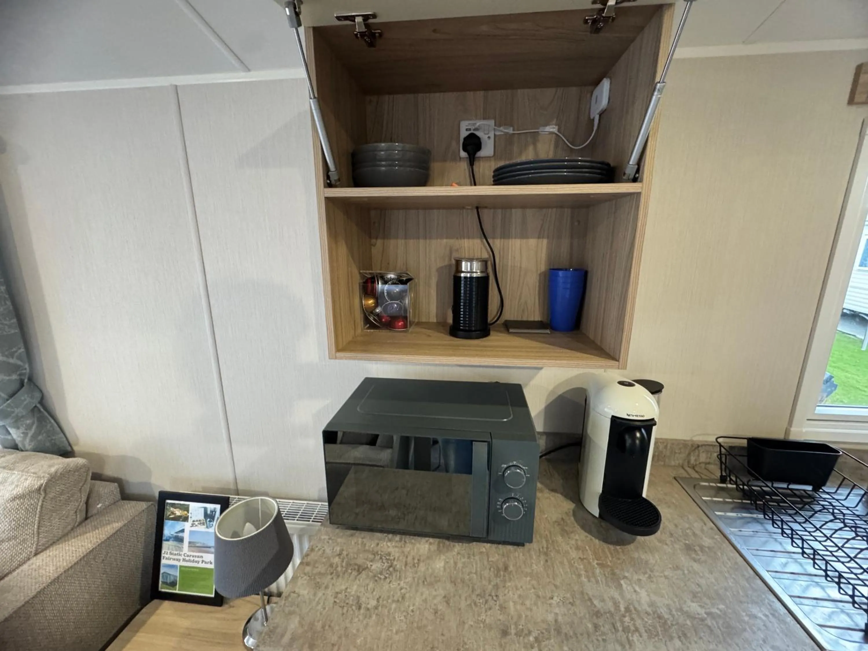 J2 static caravan at Fairway Holiday Park