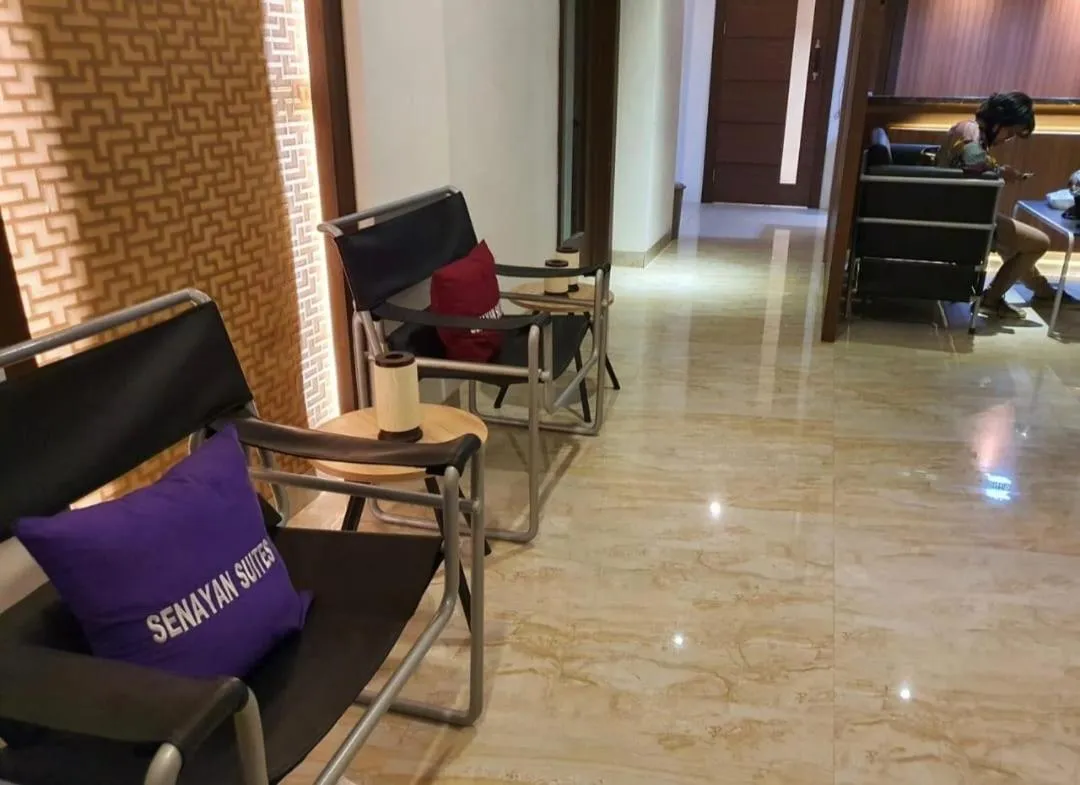 Seating area in SENAYAN SUITES