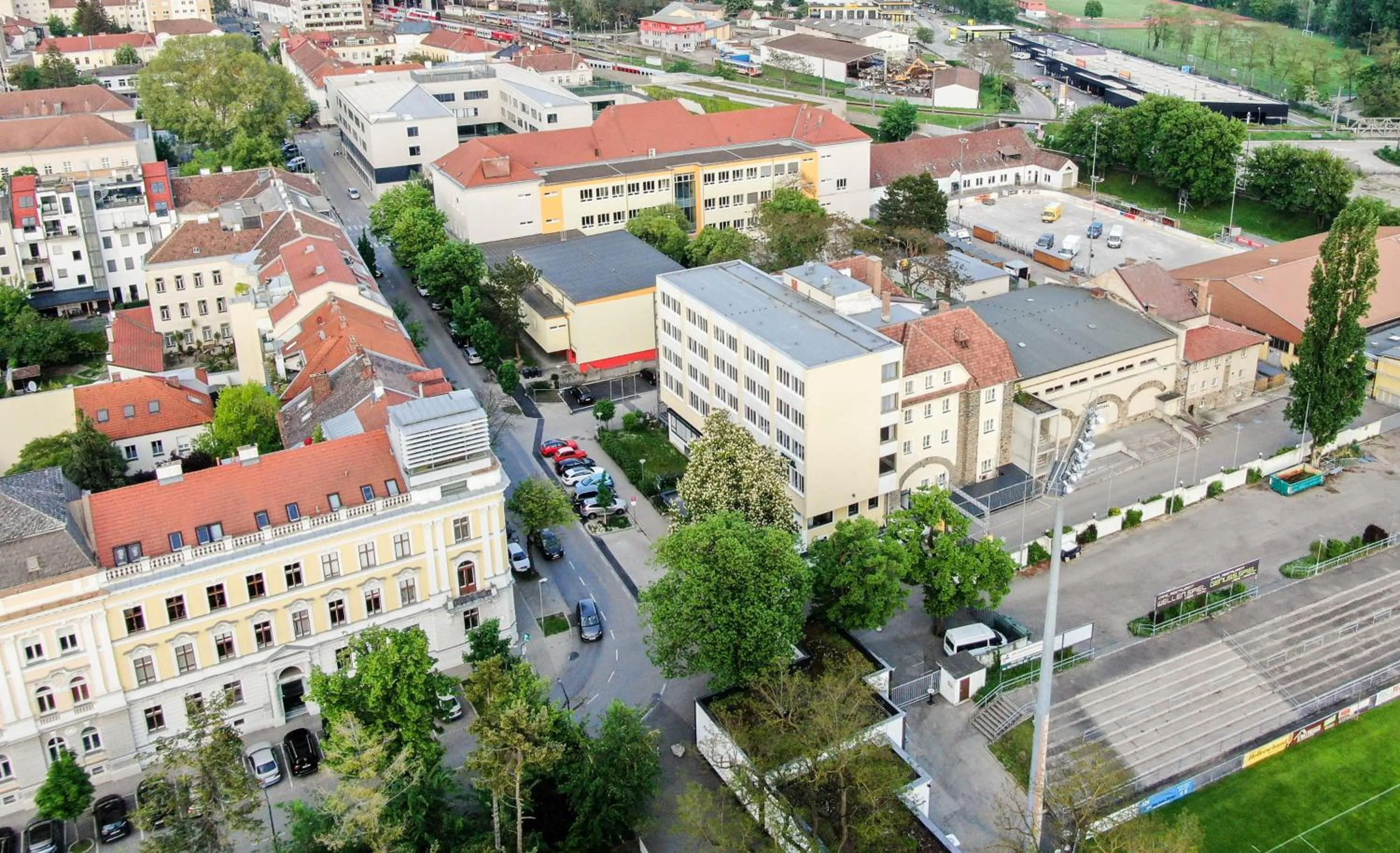 Bird's eye view in PARKHOTEL Krems