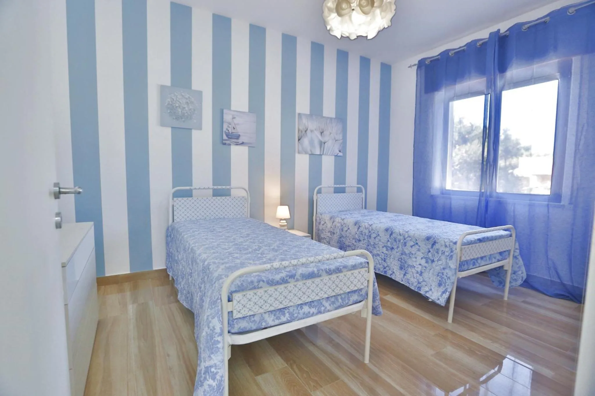 Bed in Villa Blue Sea - Xenia Sicily Villas