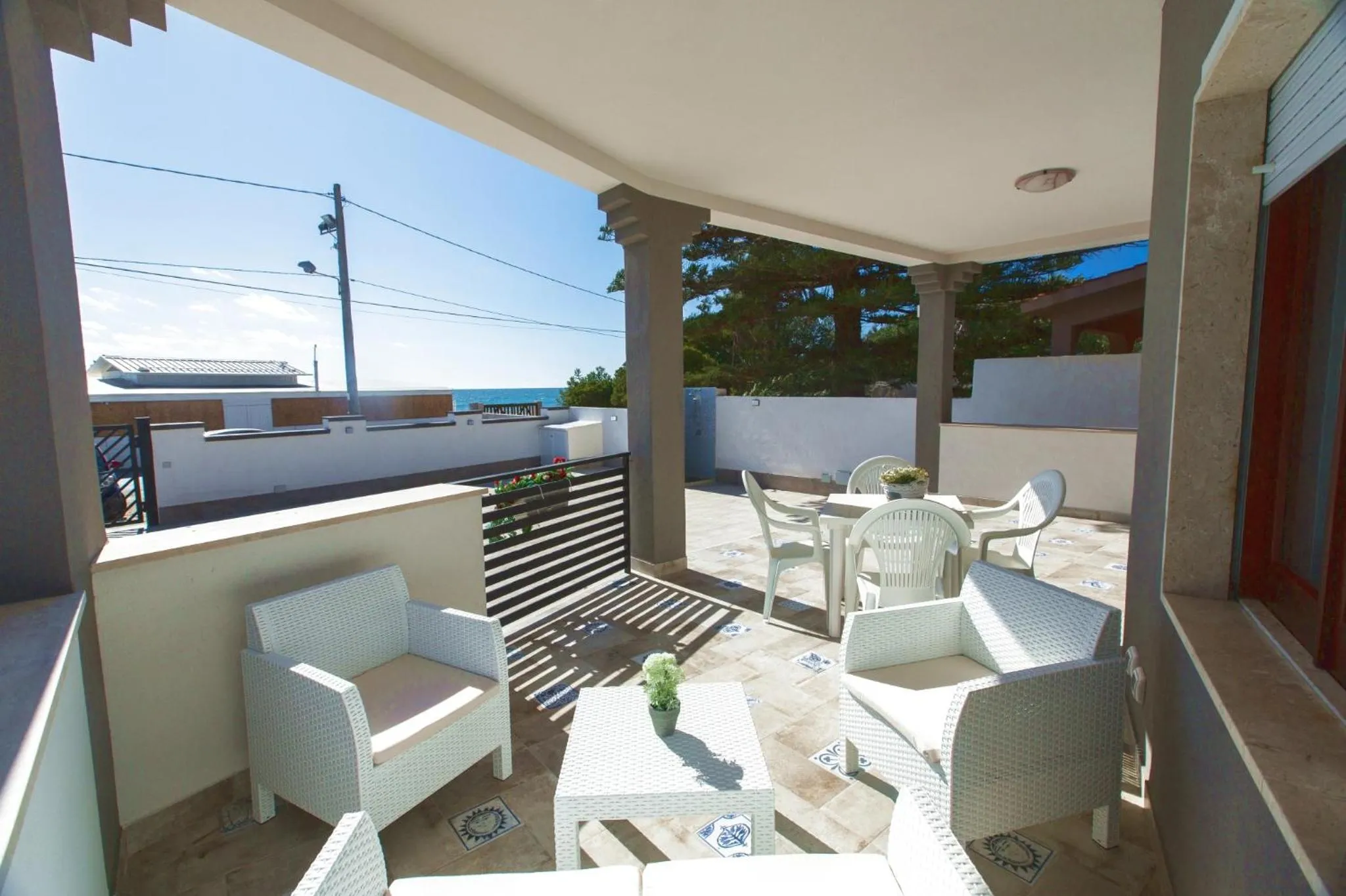 Patio in Villa Blue Sea - Xenia Sicily Villas