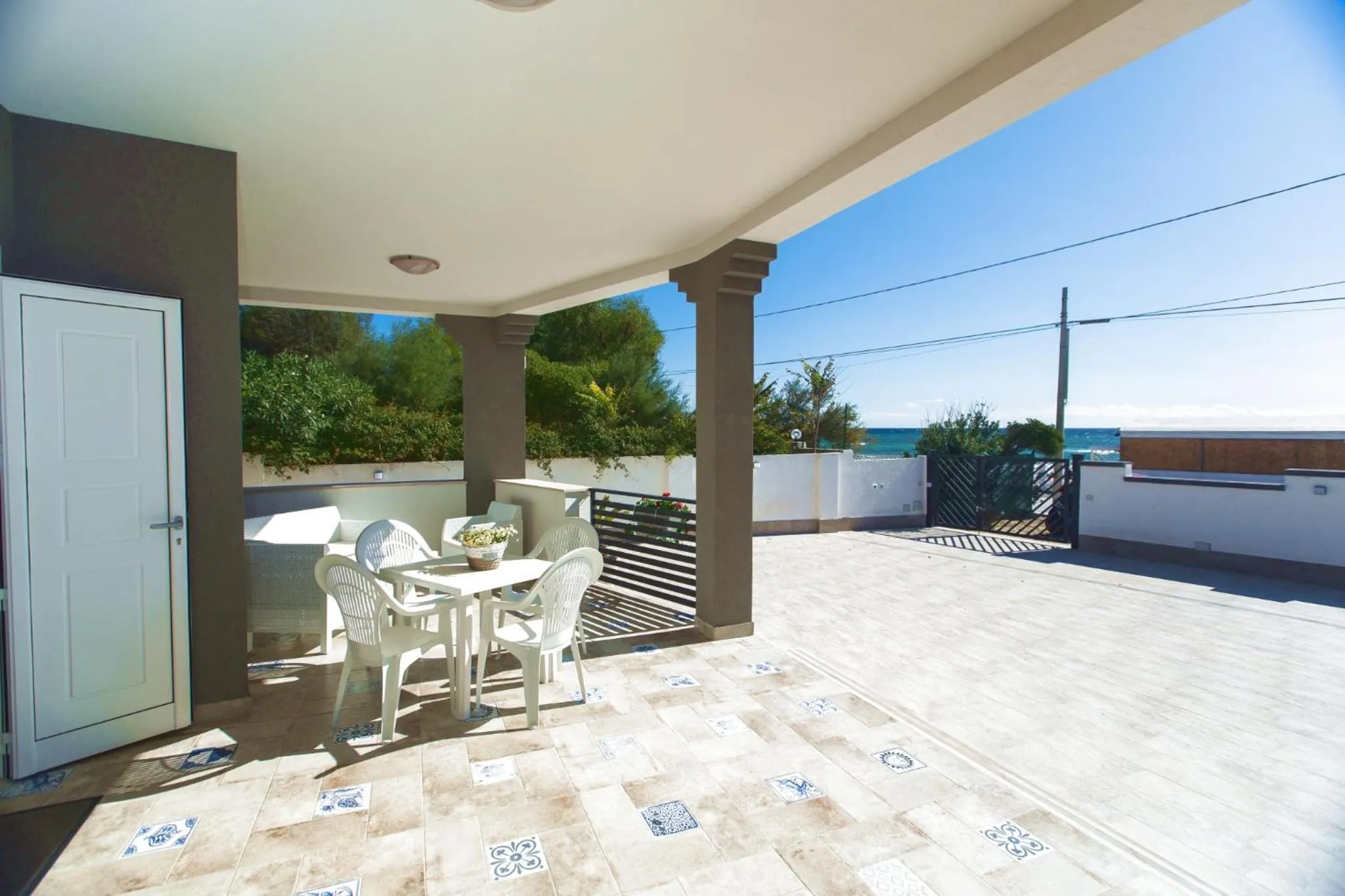 Patio in Villa Blue Sea - Xenia Sicily Villas
