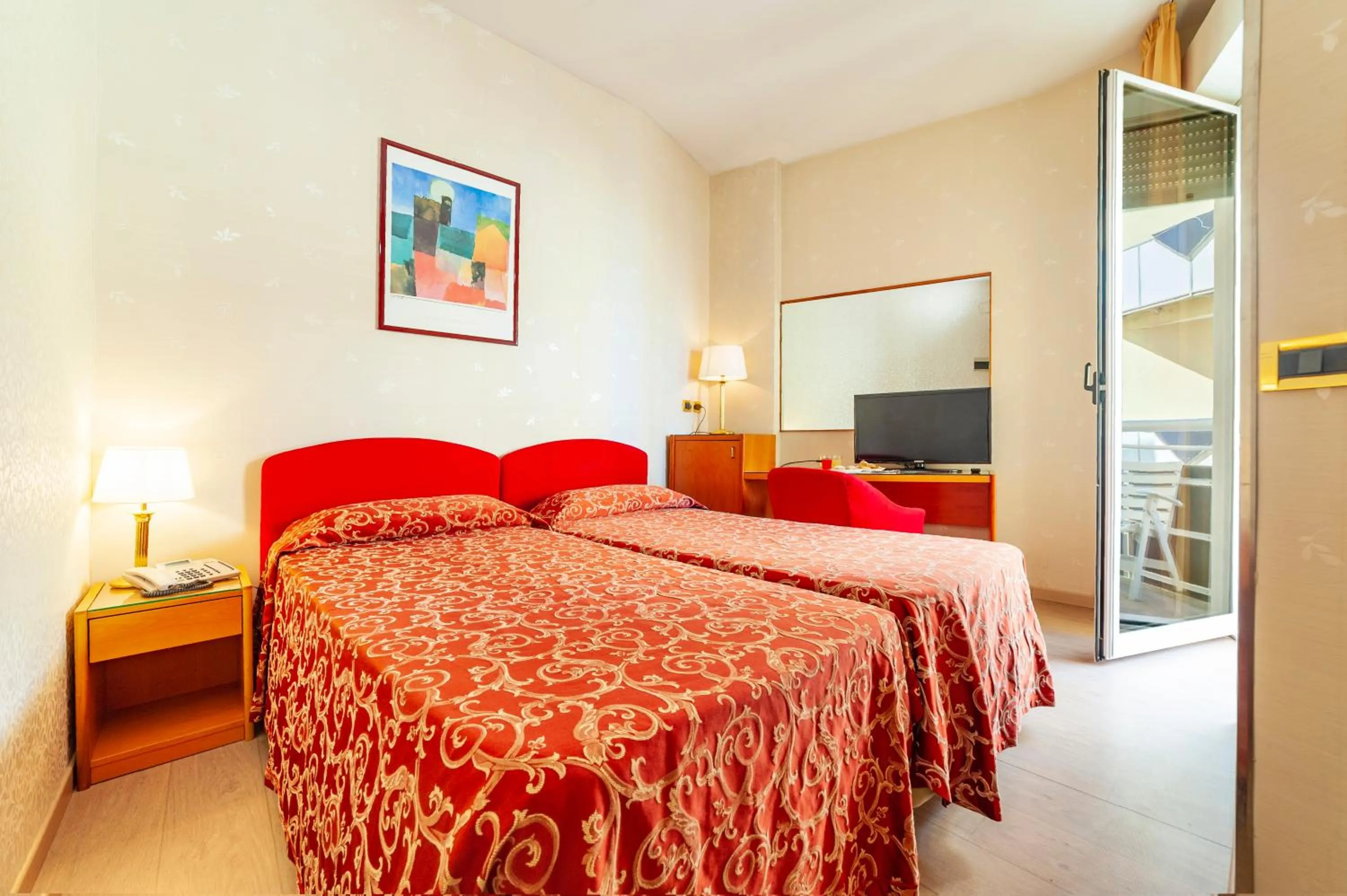 Bed in Hotel Kursaal