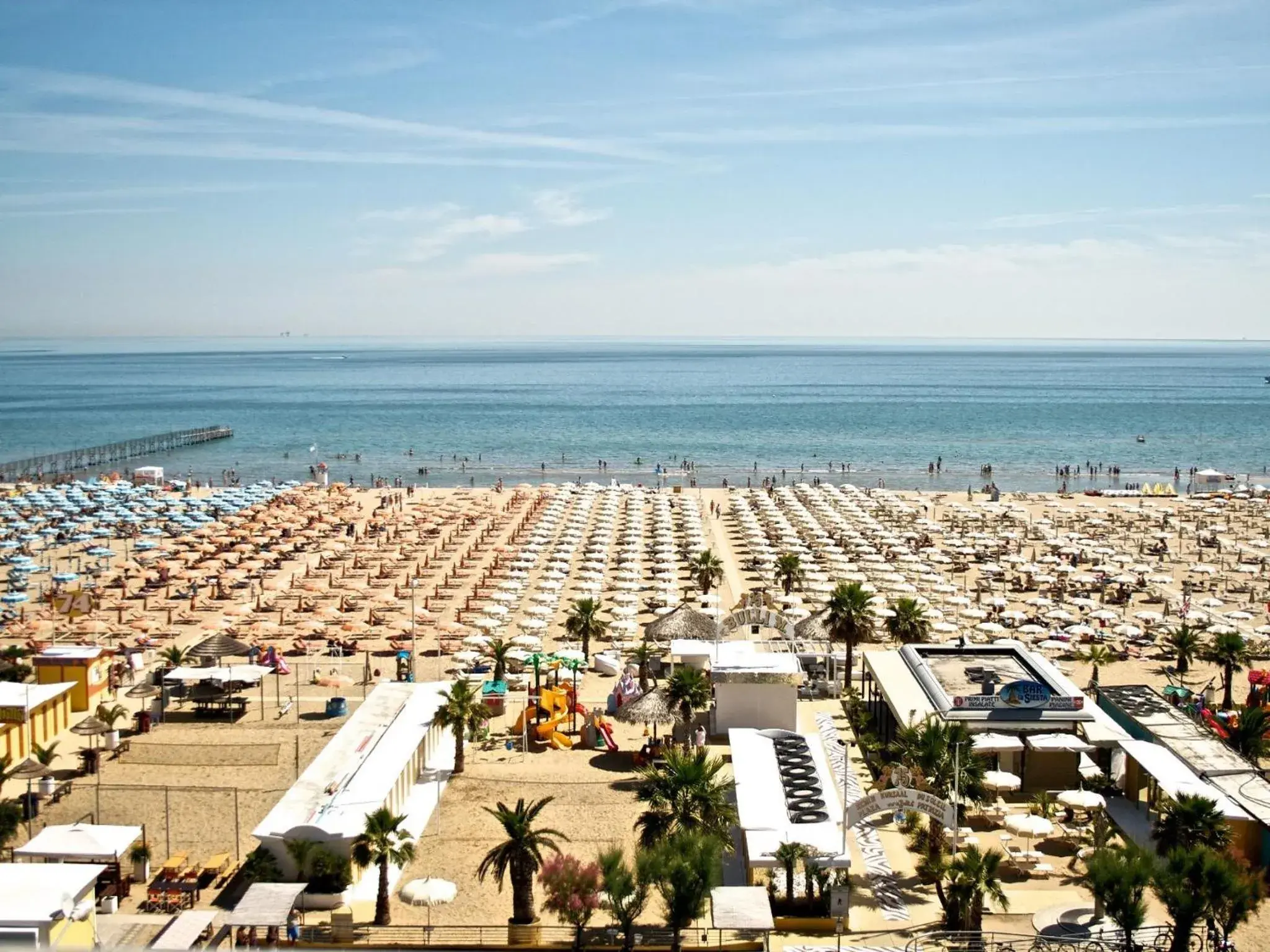 Beach, Bird's-eye View in Hotel Kursaal