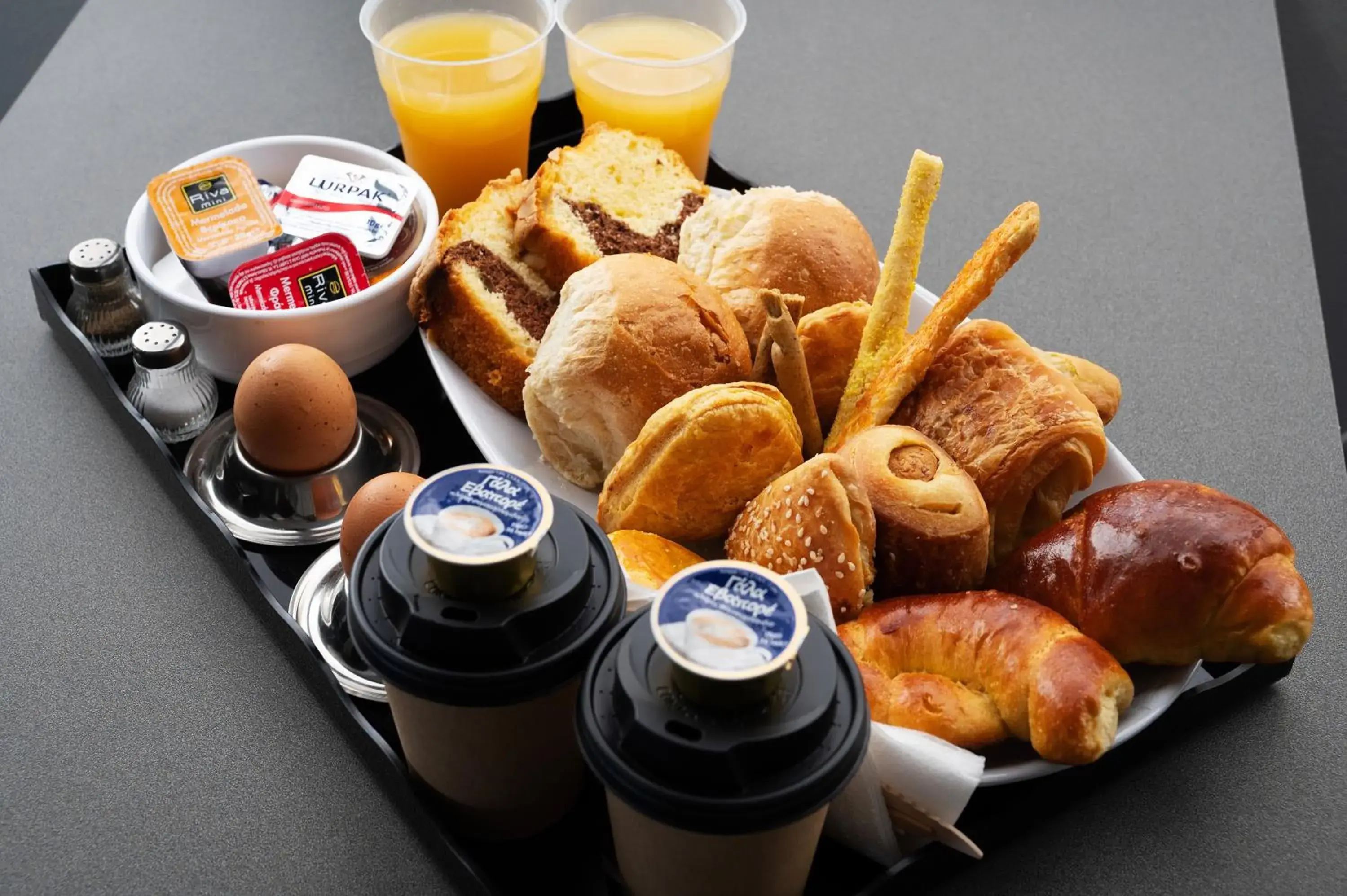 Continental breakfast in Olvia Suites Continental breakfast in Olvia Suites