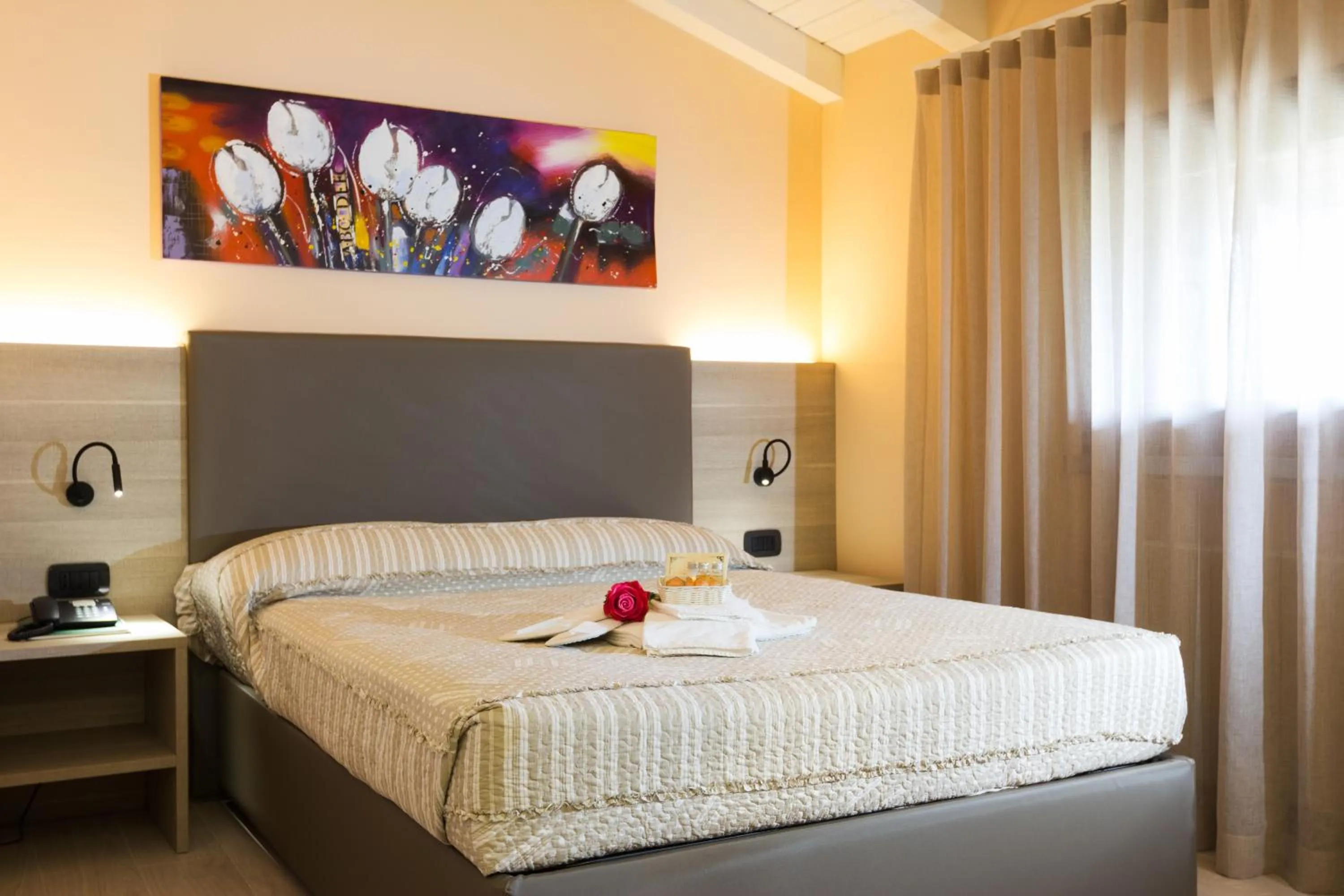 Bed in Hotel Prata Verde