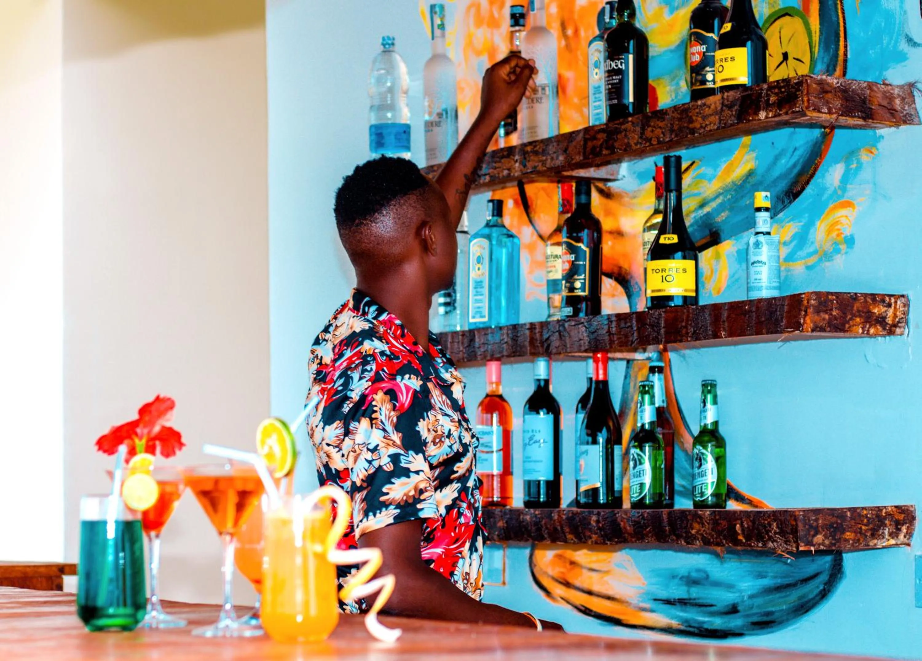 Lounge or bar in Ocean Breeze Hotel