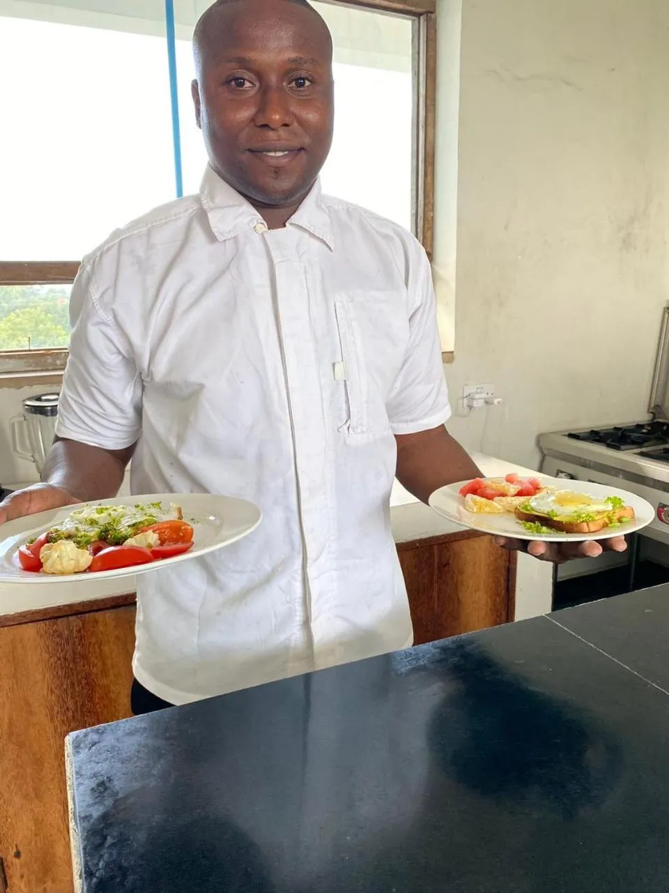 Food in Ocean Breeze Hotel