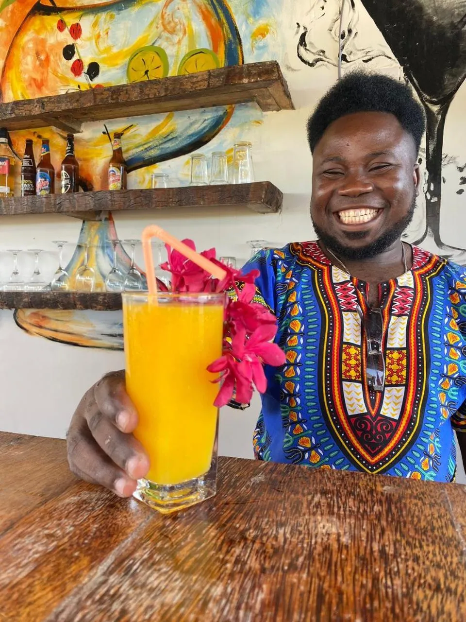 Drinks in Ocean Breeze Hotel