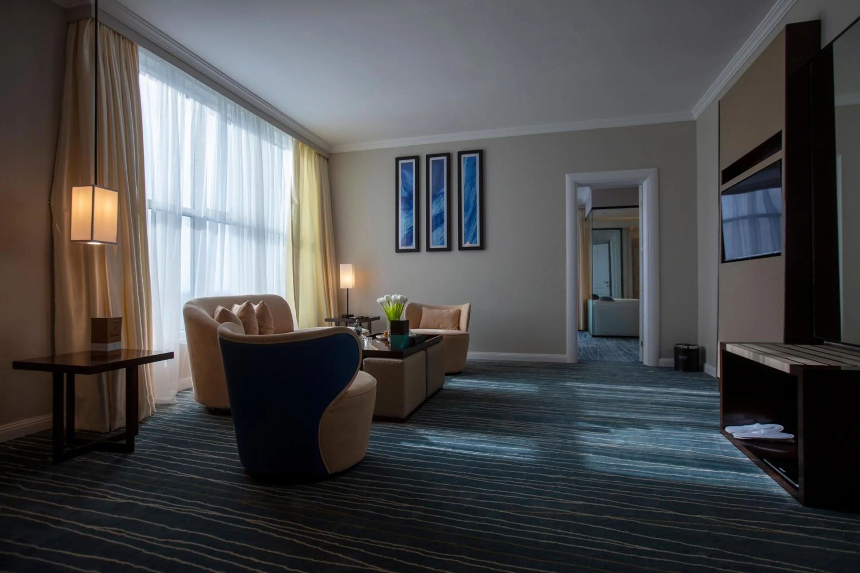 Living room in Prime Al Corniche Hotel