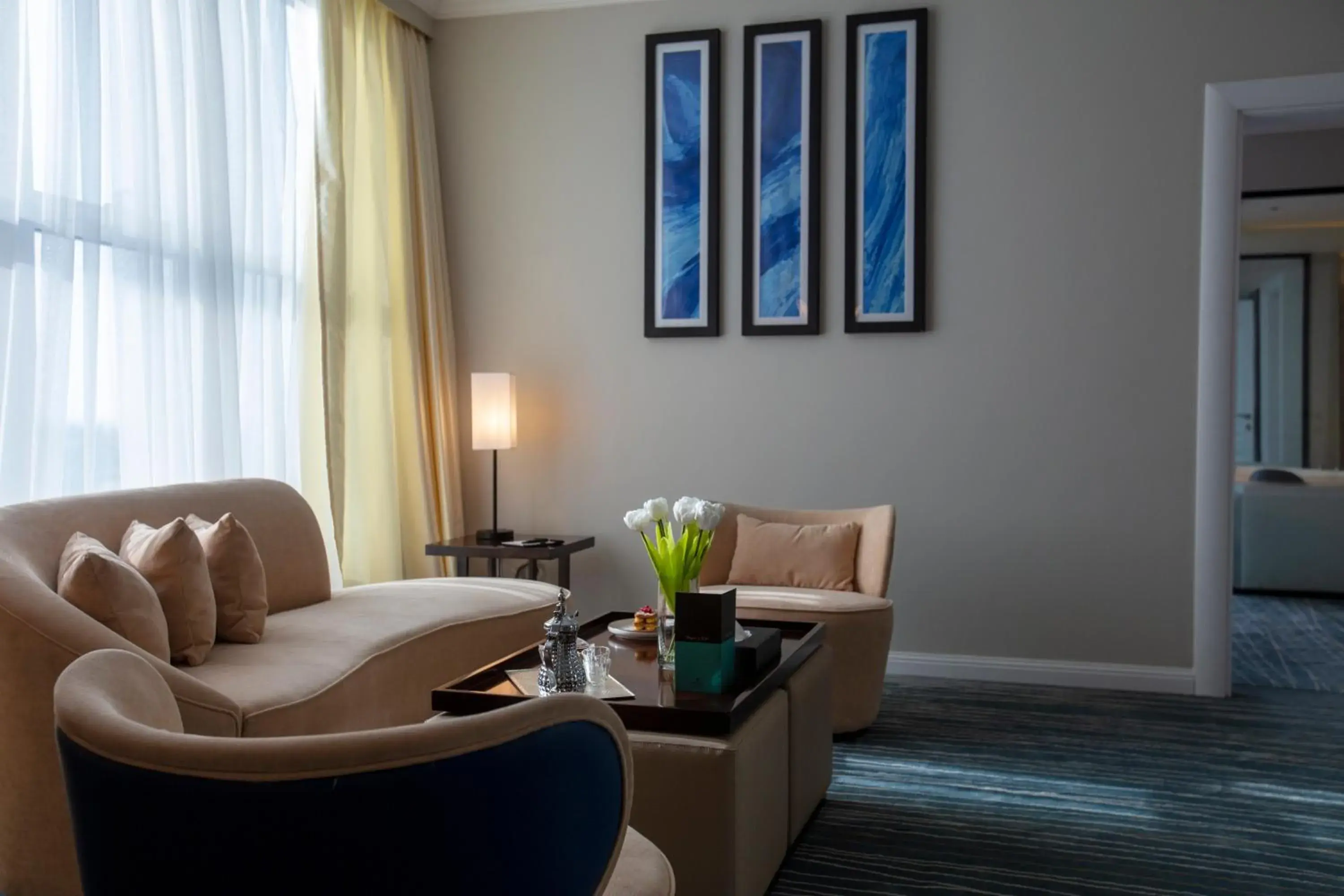 Living room in Prime Al Corniche Hotel Living room in Prime Al Corniche Hotel