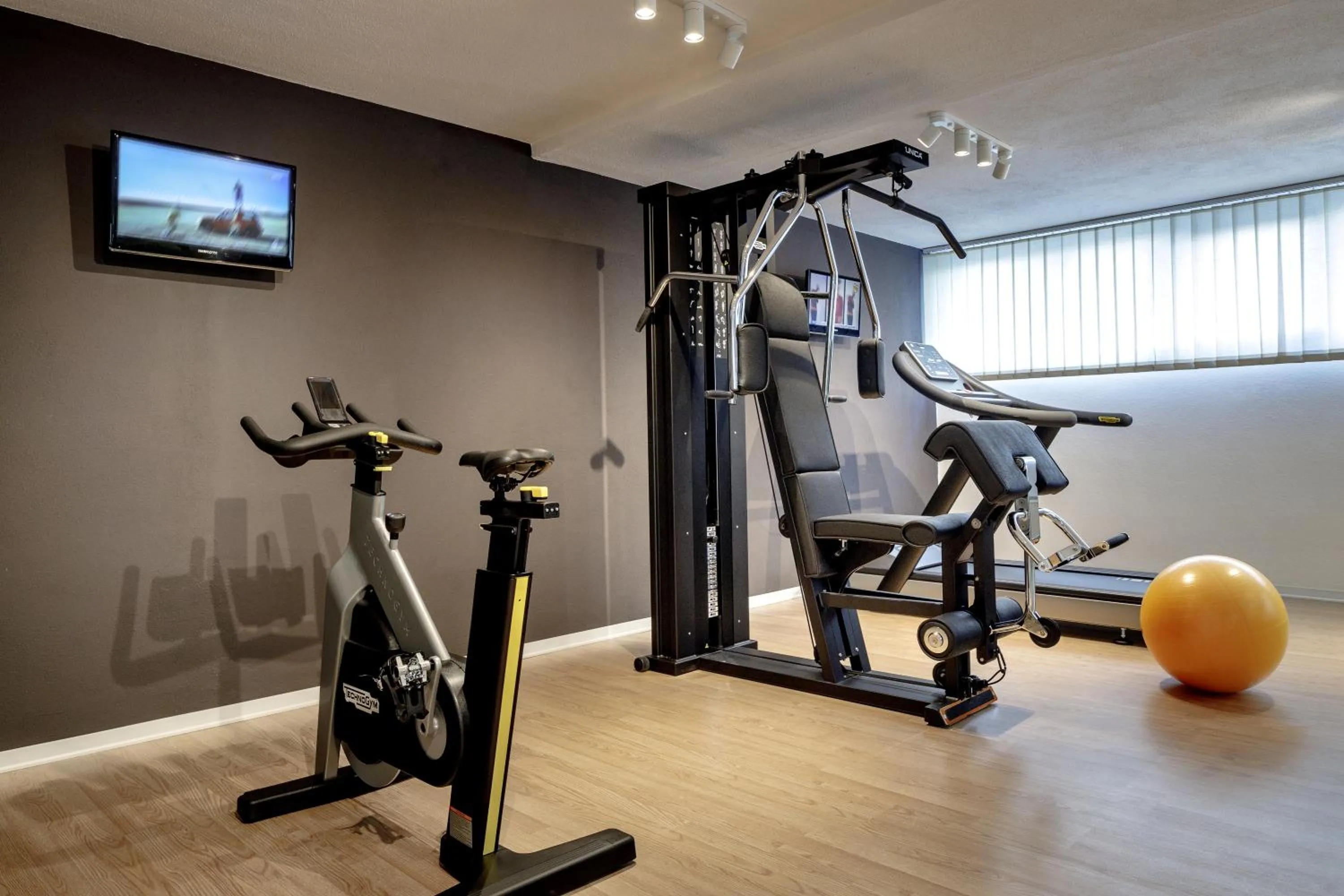 Fitness centre/facilities in Euro Hotel
