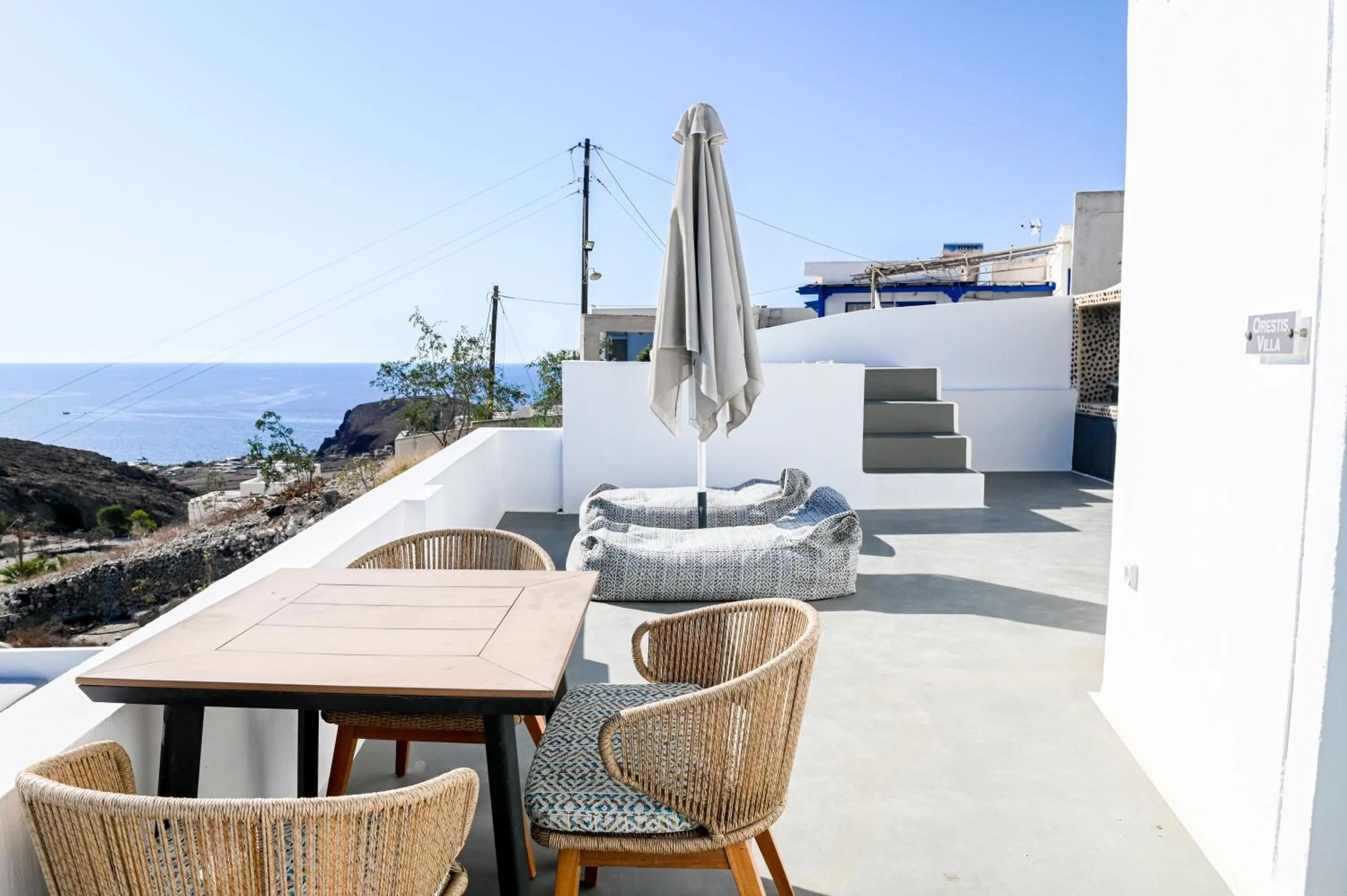 Day in White Curves Santorini