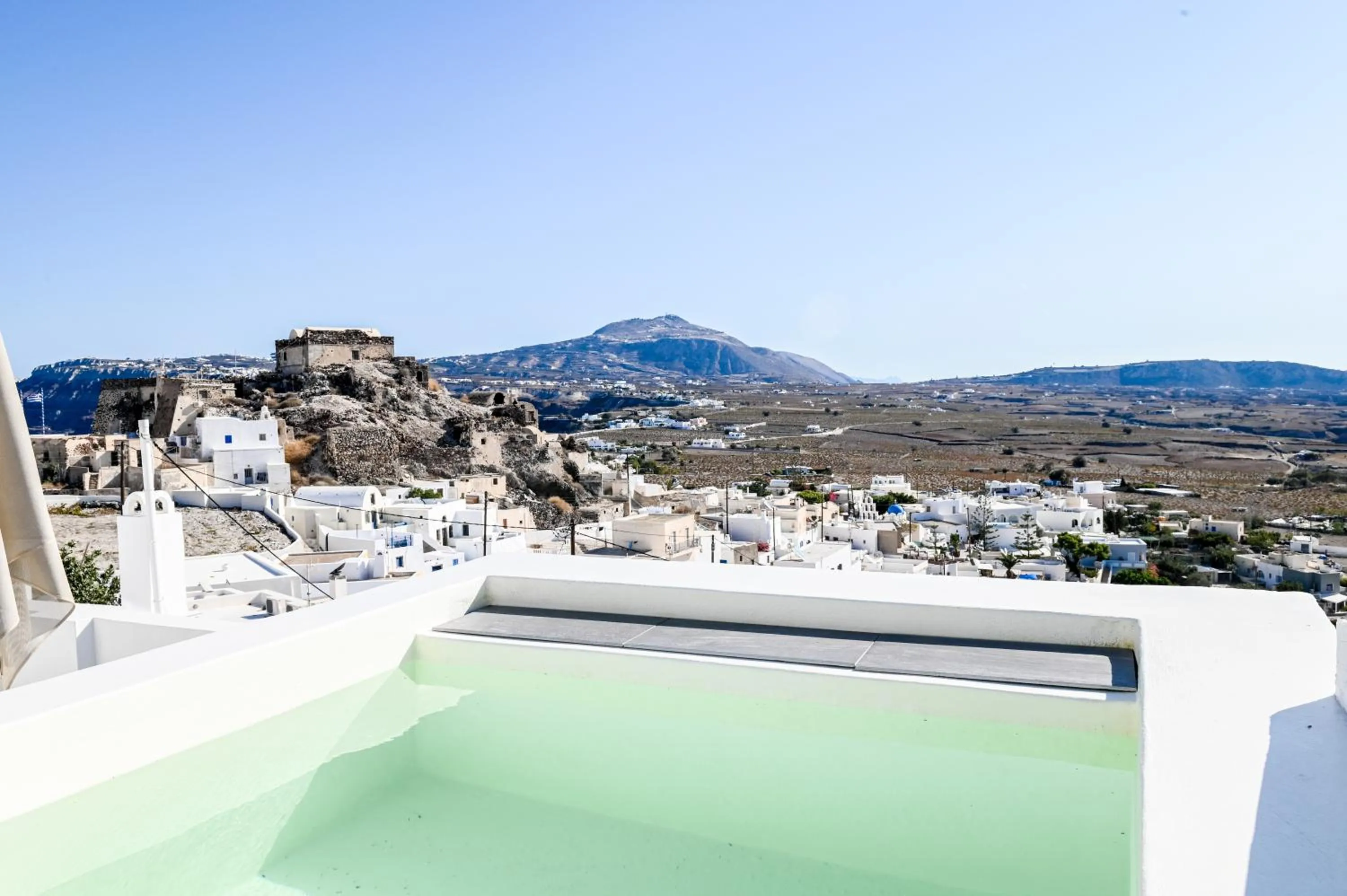 White Curves Santorini