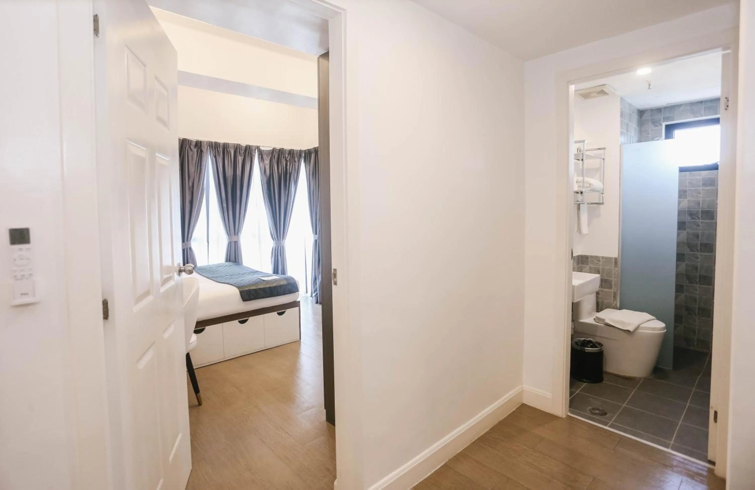 Bed in Noble Cebu Hotel