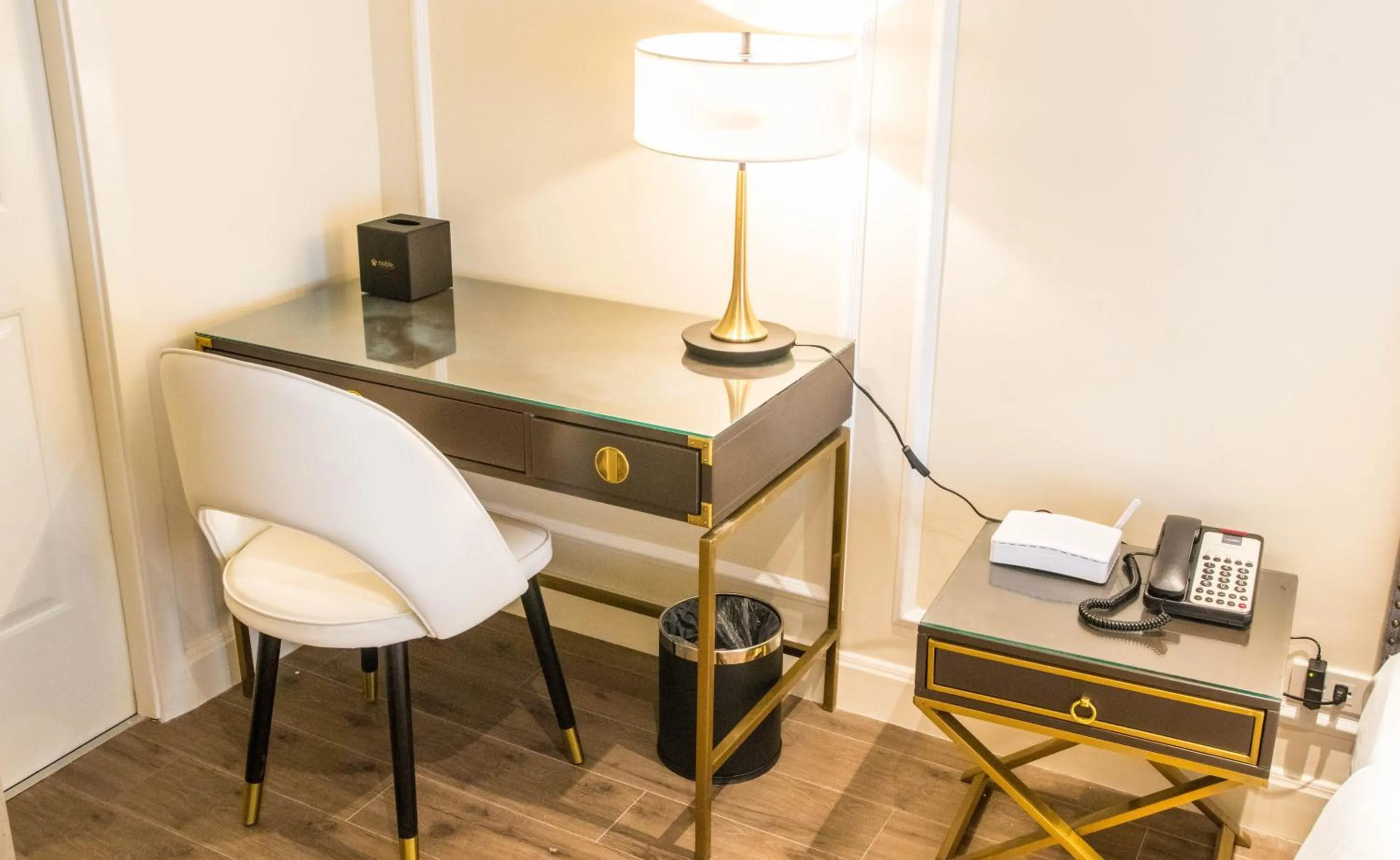 Seating area in Noble Cebu Hotel