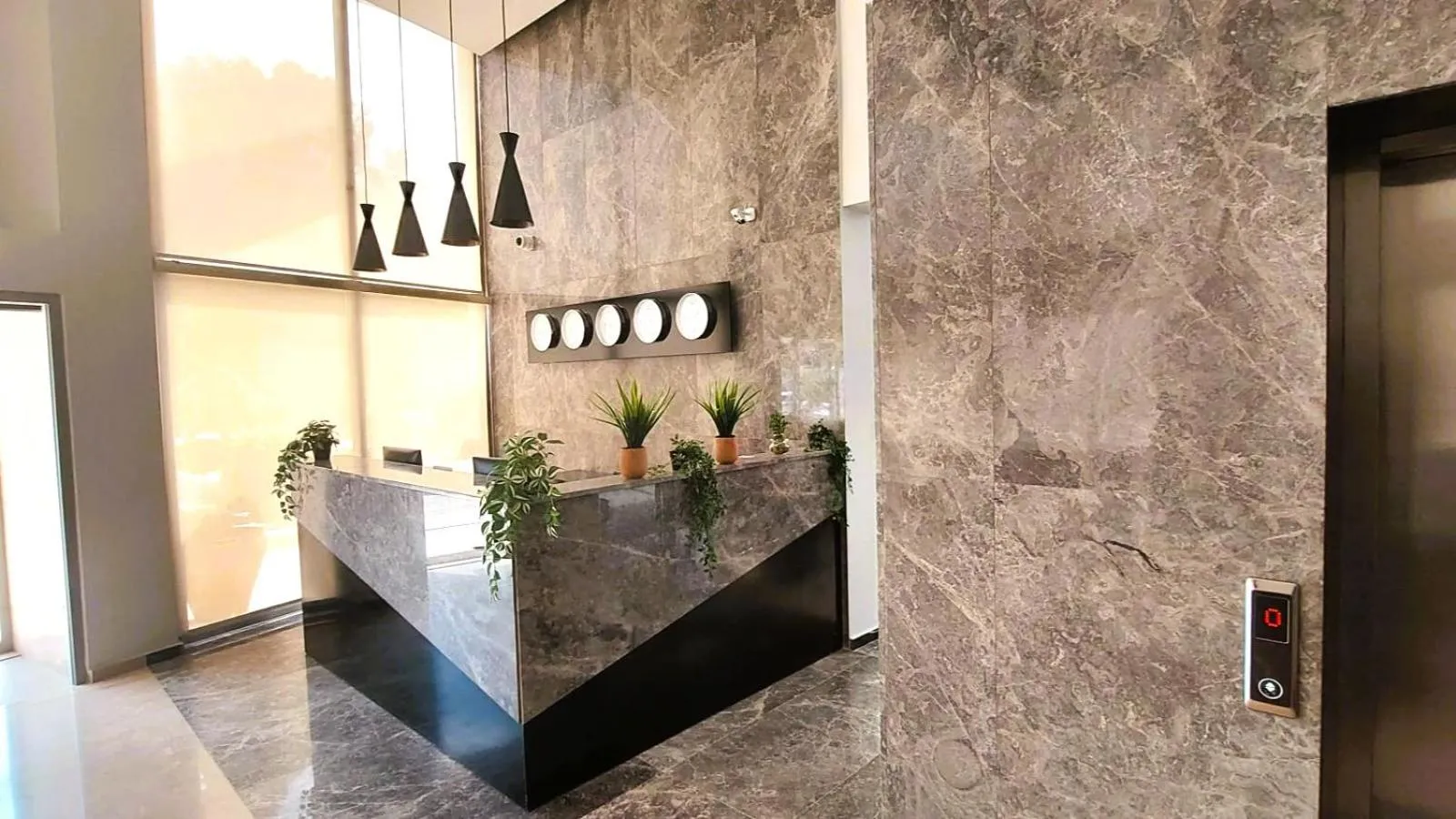 Lobby or reception in Crown Salamis Hotel