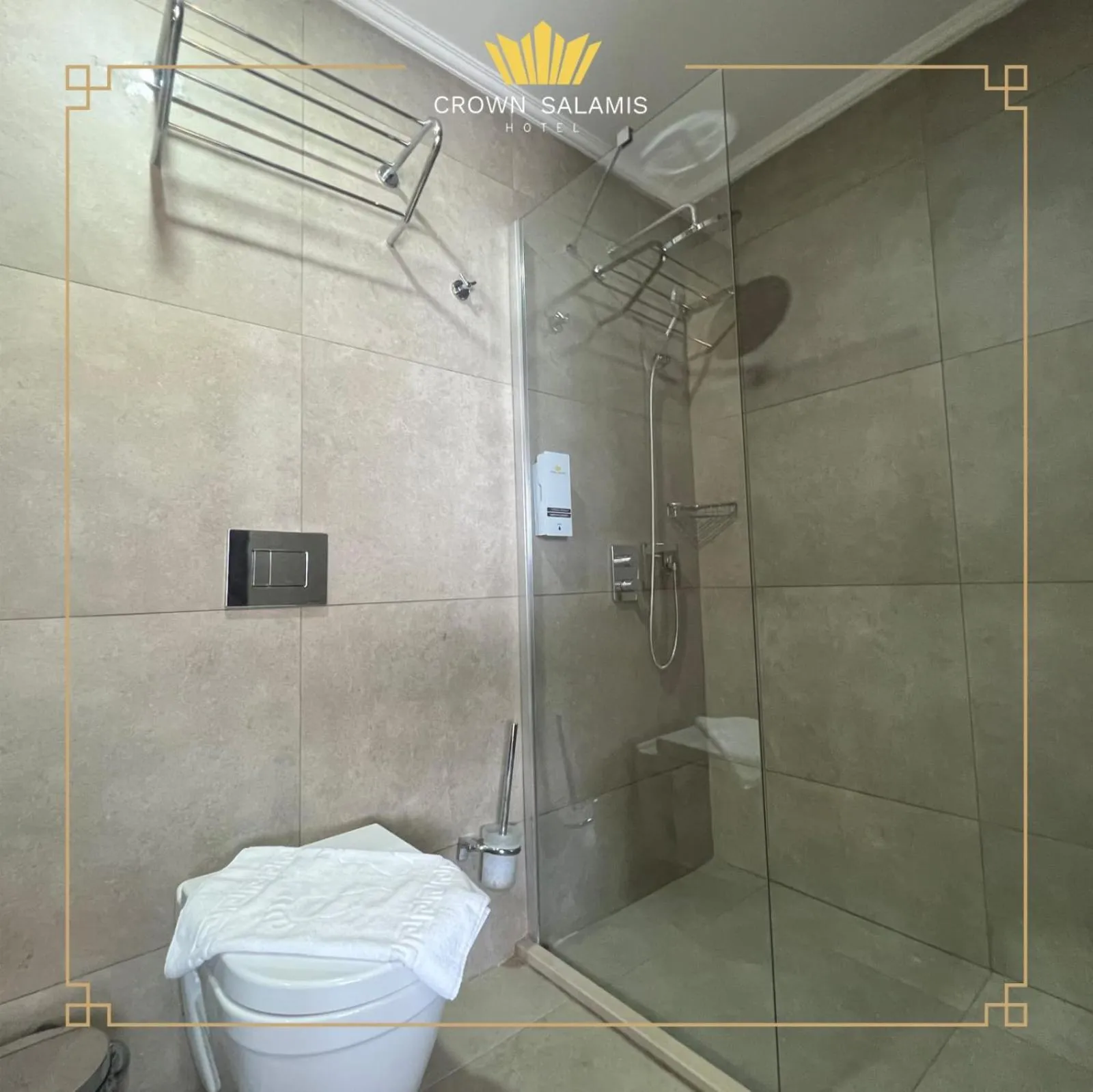 Bathroom in Crown Salamis Hotel