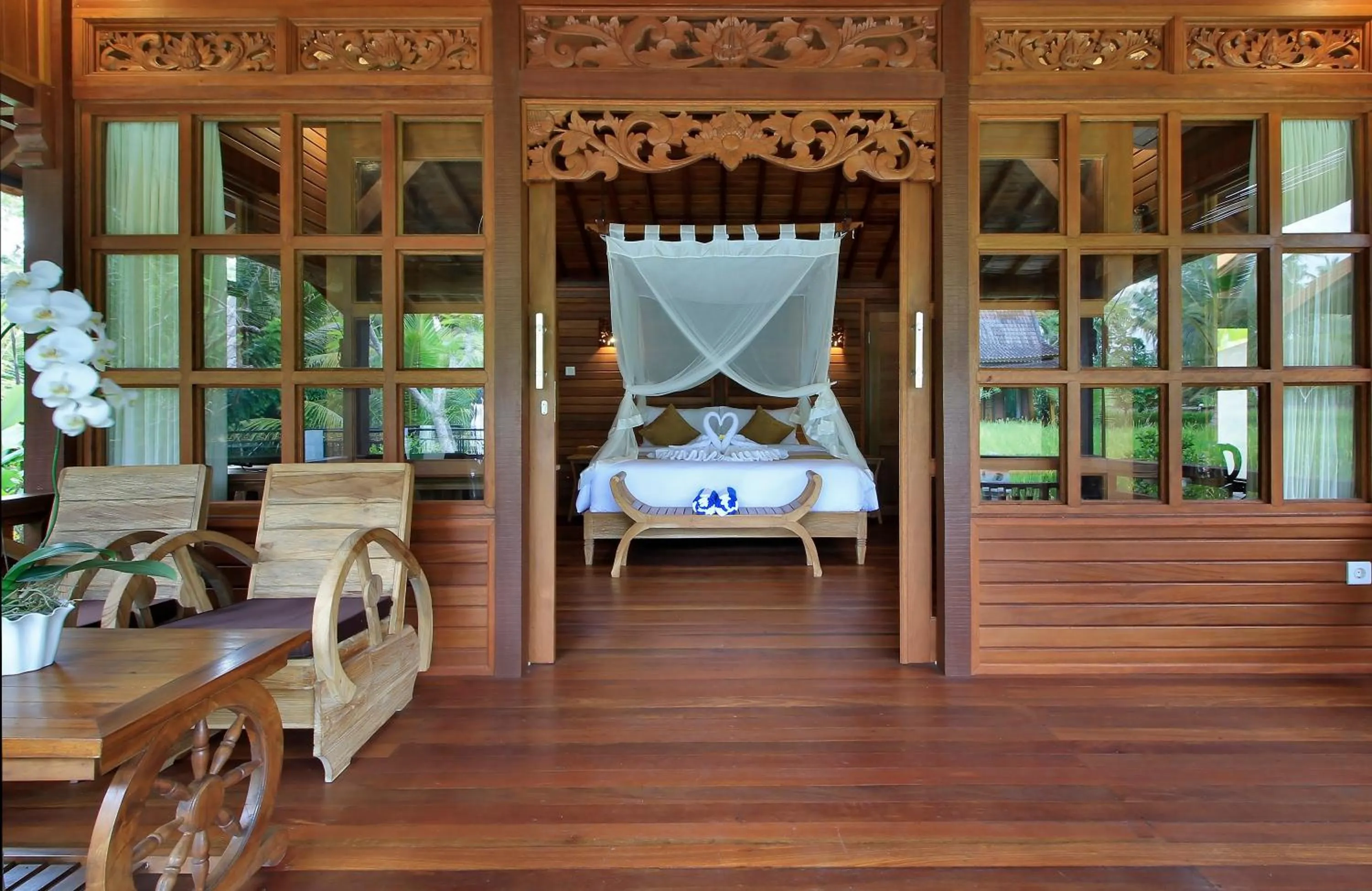 Bedroom, Bed in Hanaya Ubud Villa