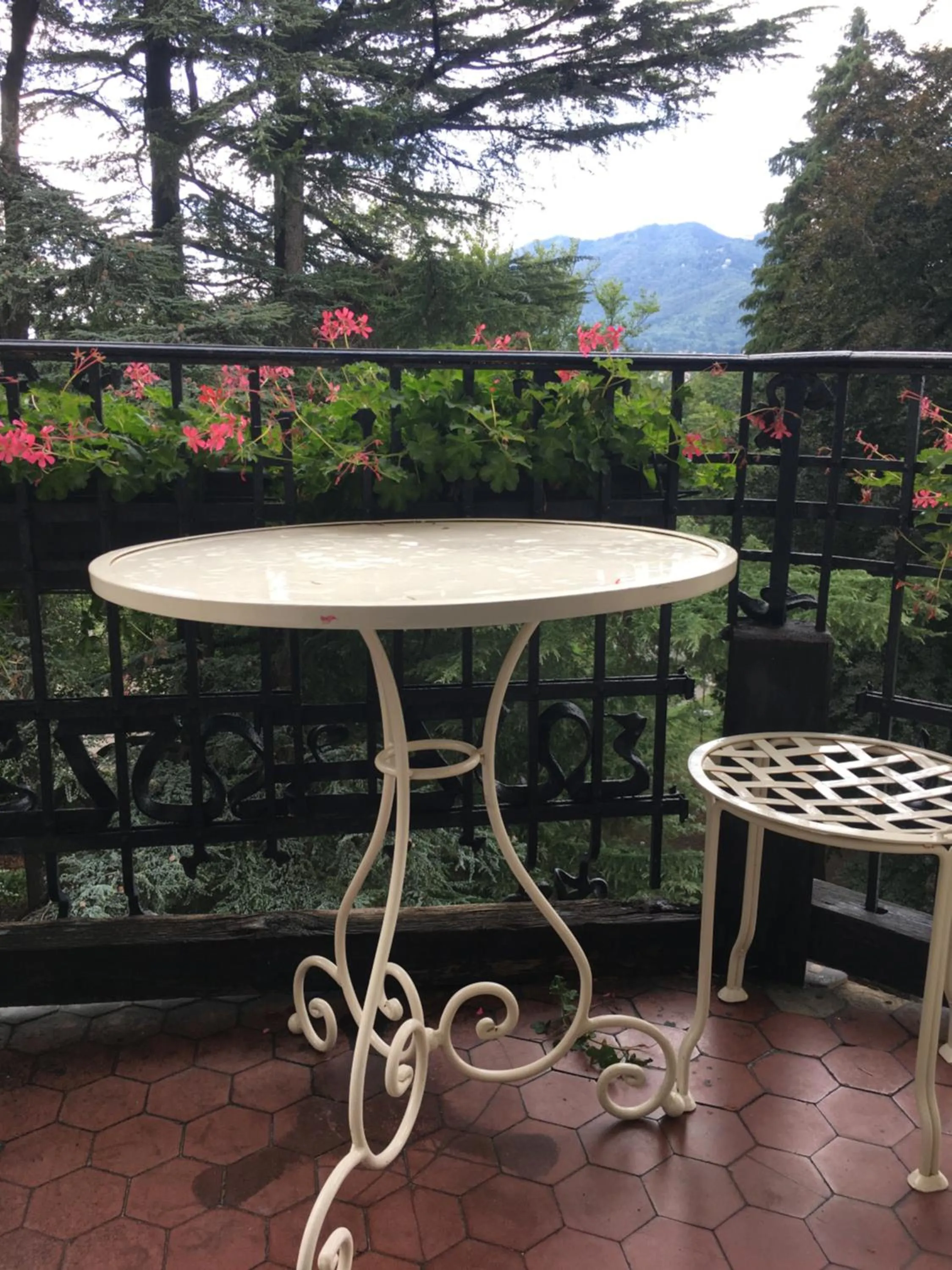 Balcony/Terrace in Palace Grand Hotel Varese