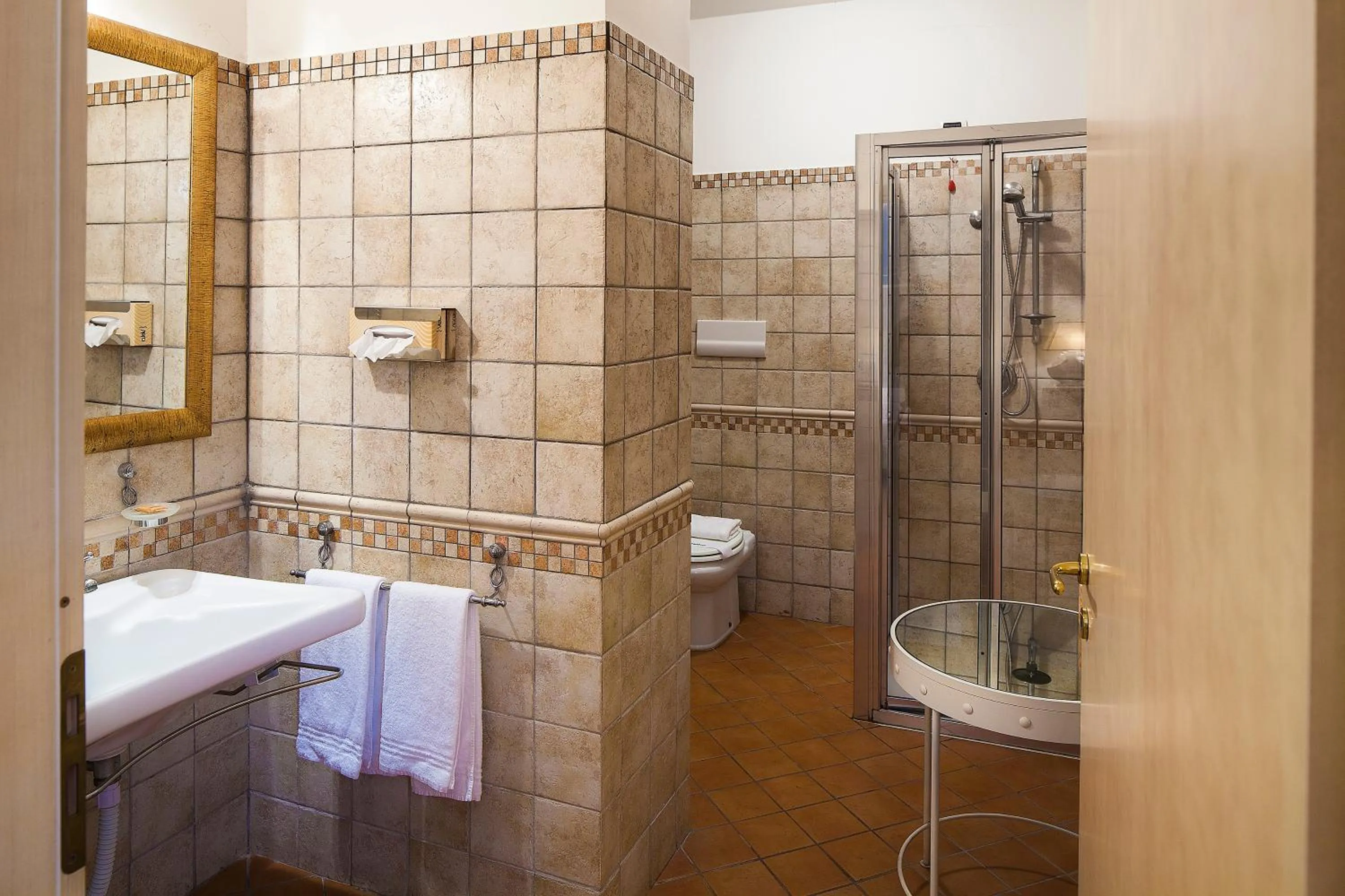 Shower in Hotel Garden