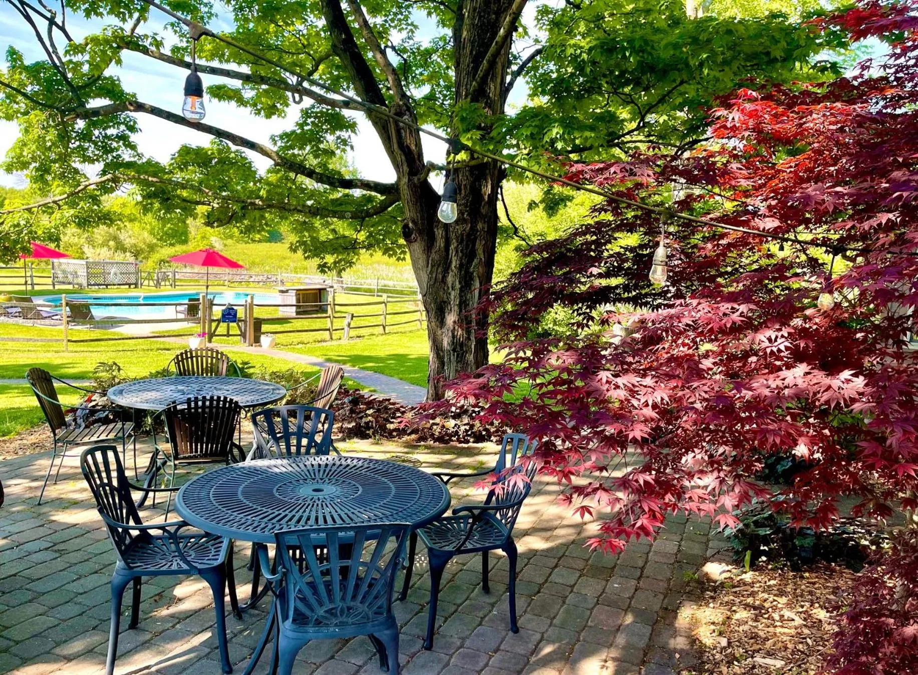 Swimming pool in Galvanized America Inn & Art Gallery