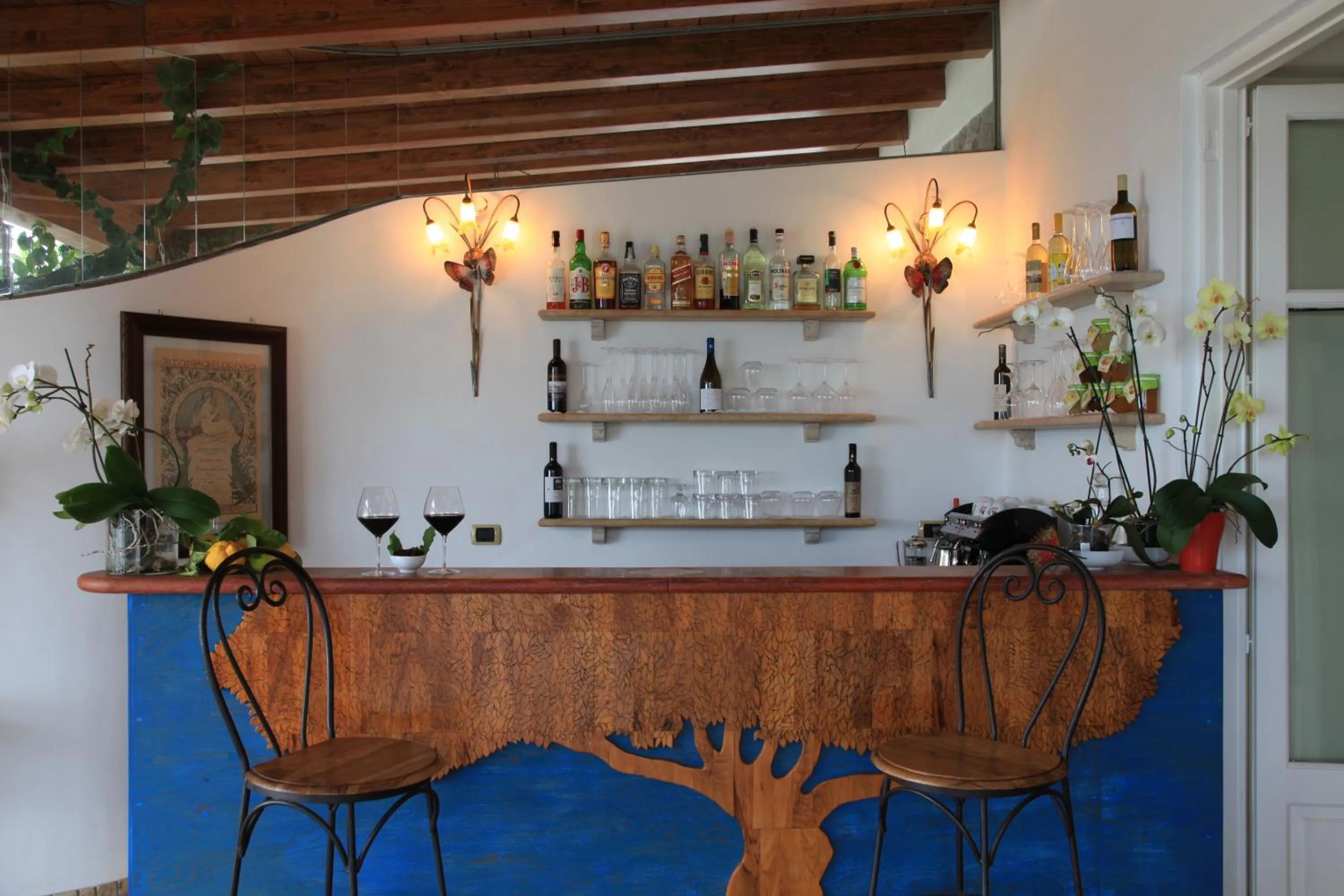 Lobby or reception in Hotel Villa Enrica - Aeolian Charme