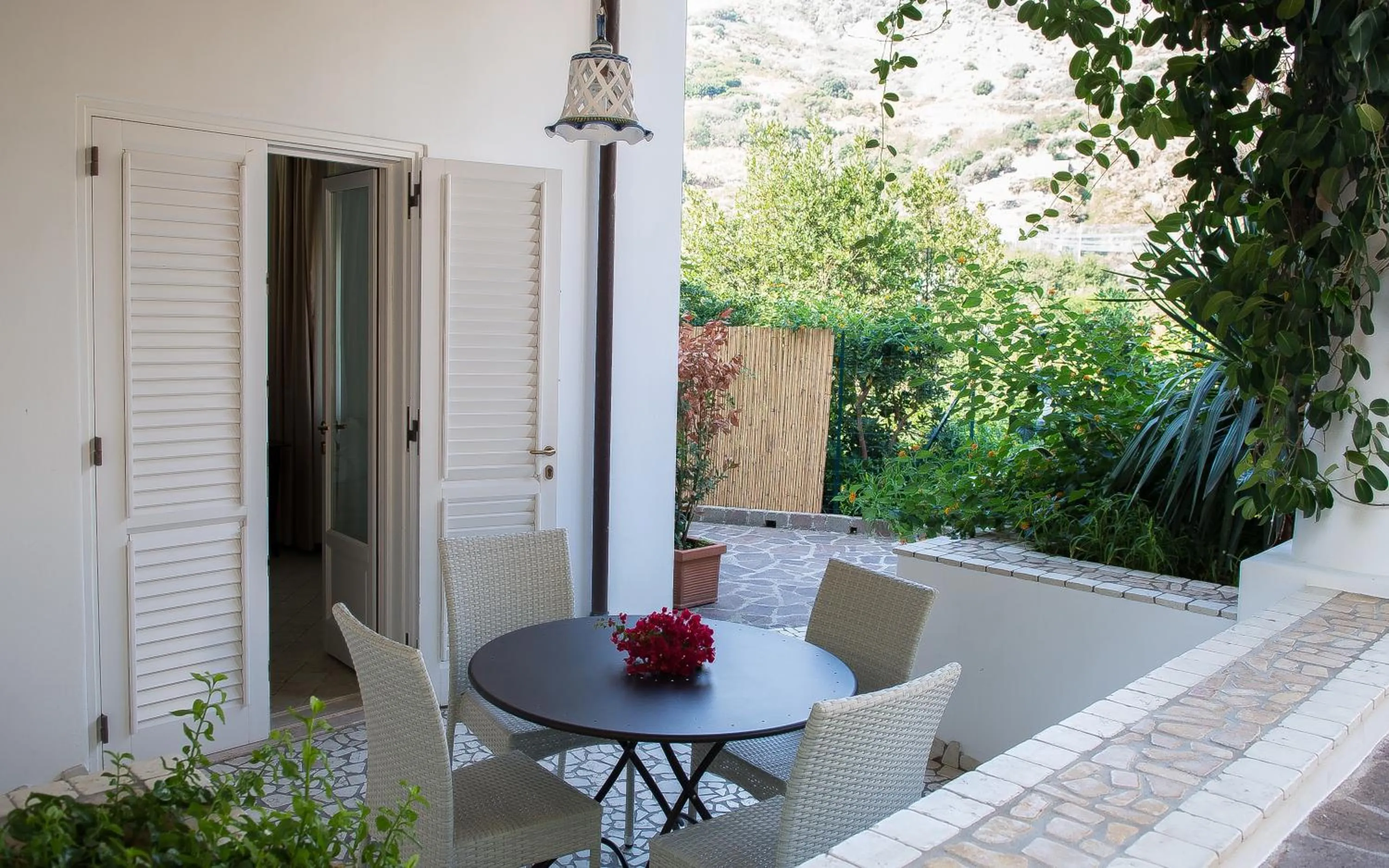 Balcony/Terrace in Hotel Villa Enrica - Aeolian Charme