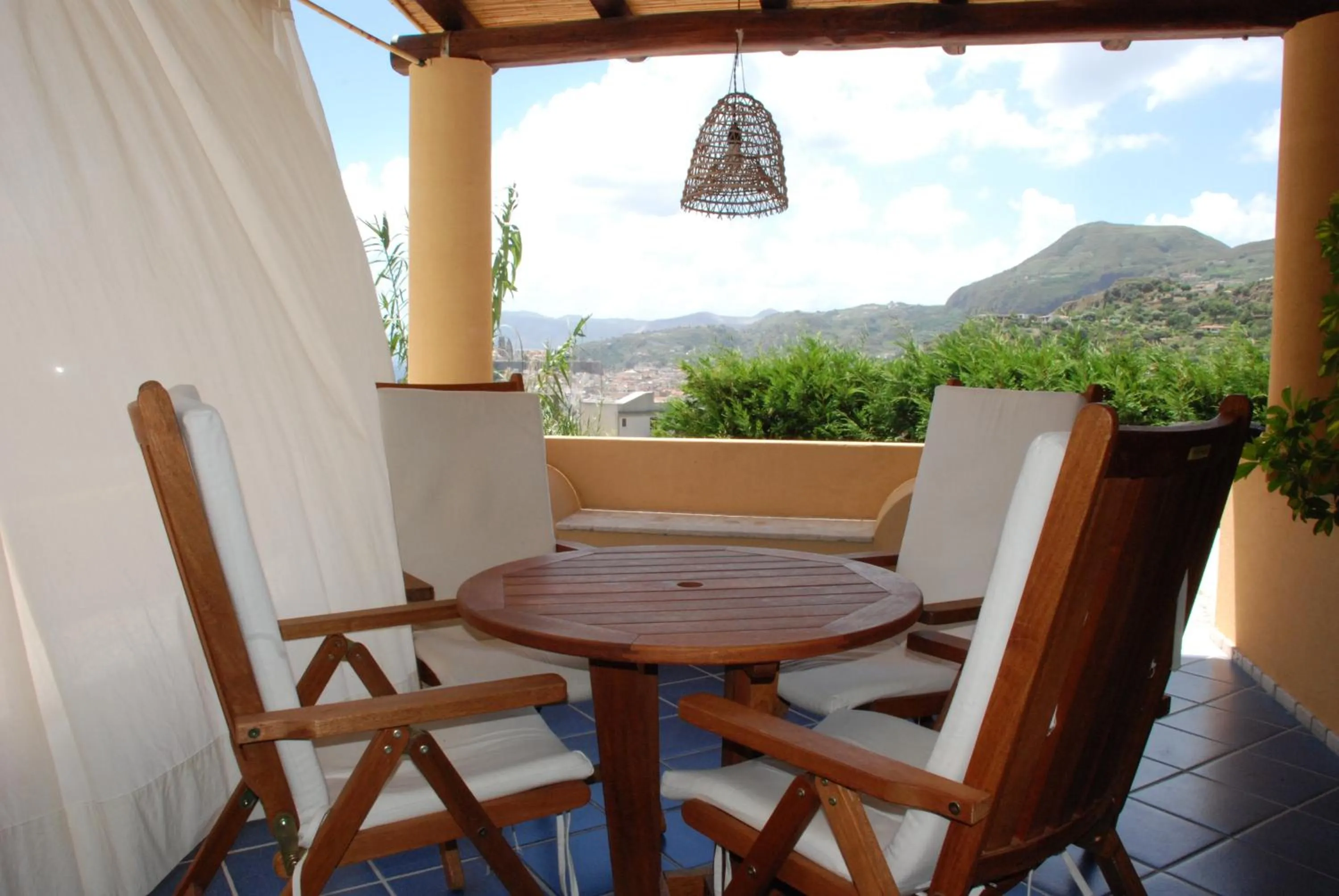 Balcony/Terrace in Hotel Villa Enrica - Aeolian Charme