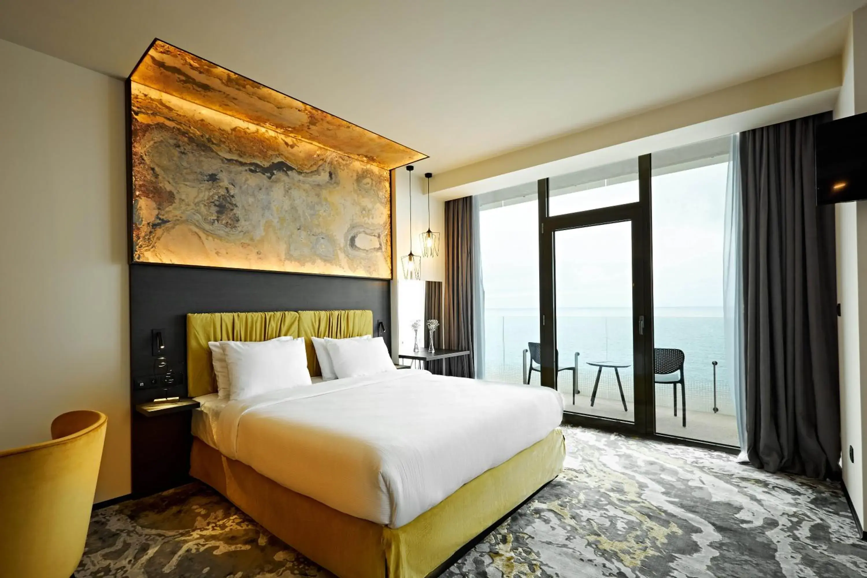 Bed in Miramare Magnetic Beach Hotel Bed in Miramare Magnetic Beach Hotel