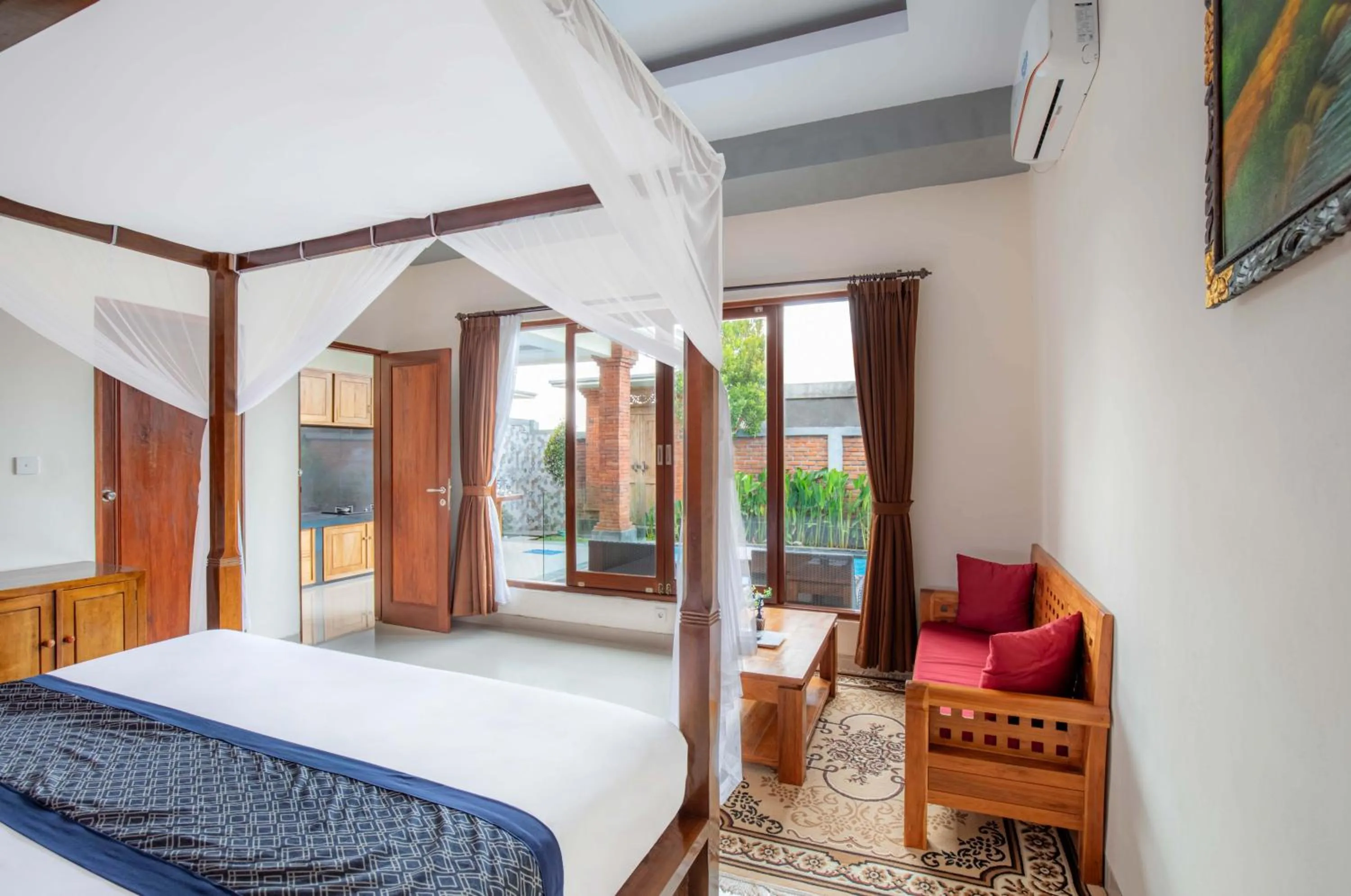 Bed in Ubud Mayura Private Pool Villa