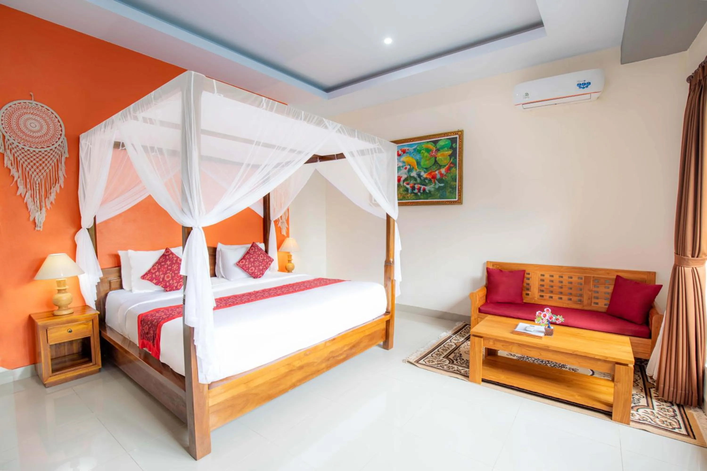 Bed in Ubud Mayura Private Pool Villa