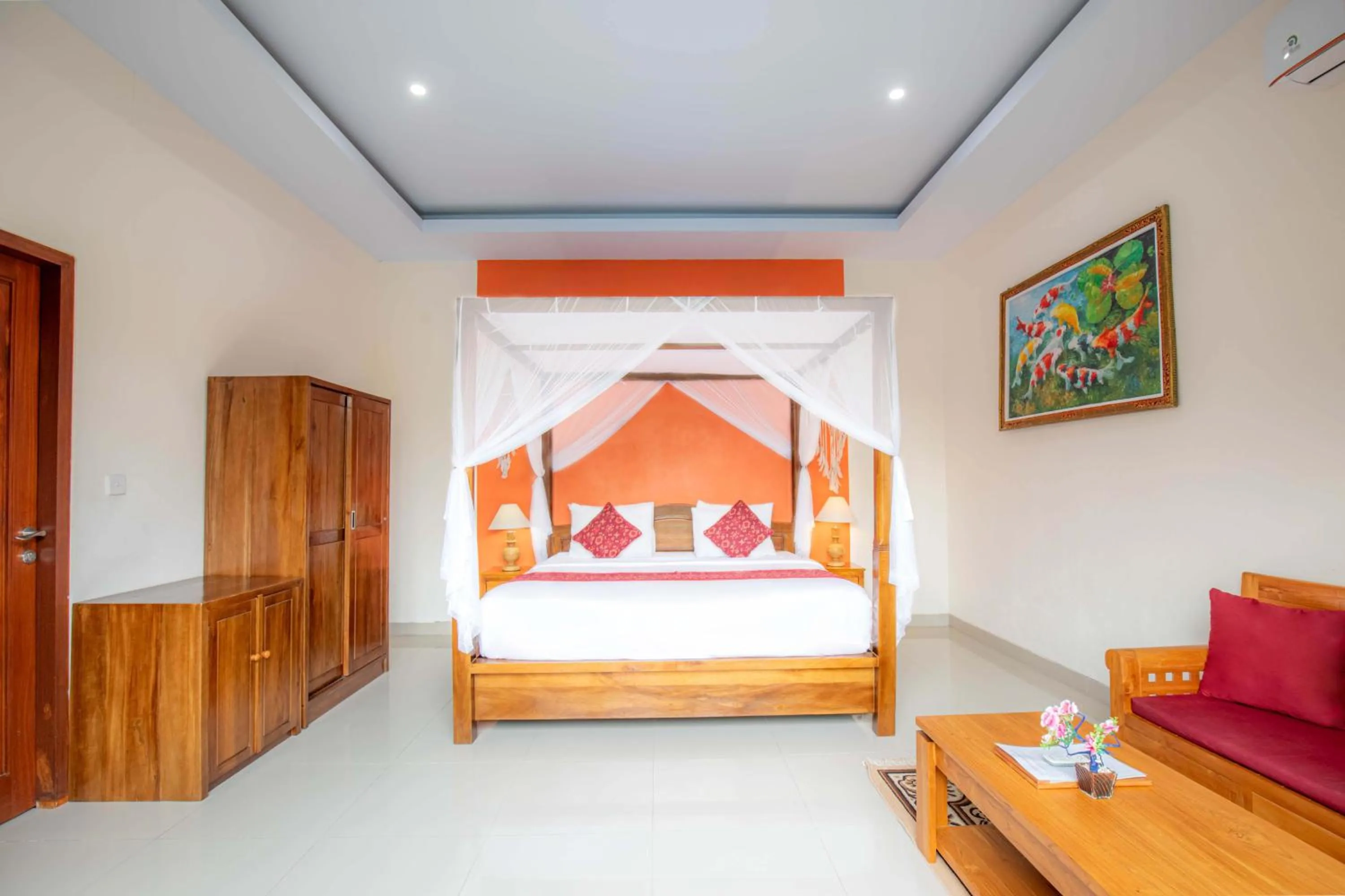 Bed in Ubud Mayura Private Pool Villa