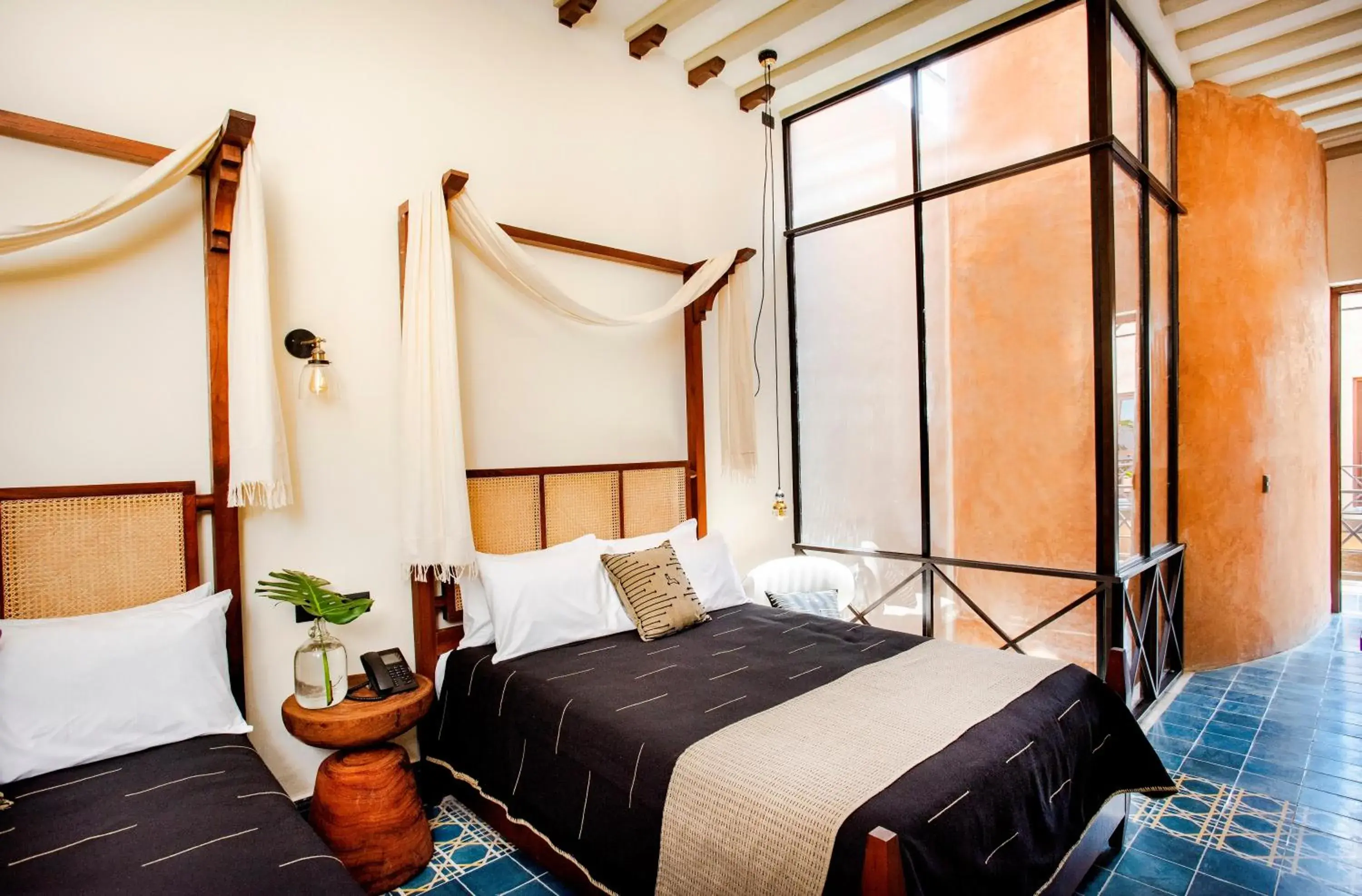 Bed in CIGNO HOTEL BOUTIQUE- Adults Only Bed in CIGNO HOTEL BOUTIQUE- Adults Only