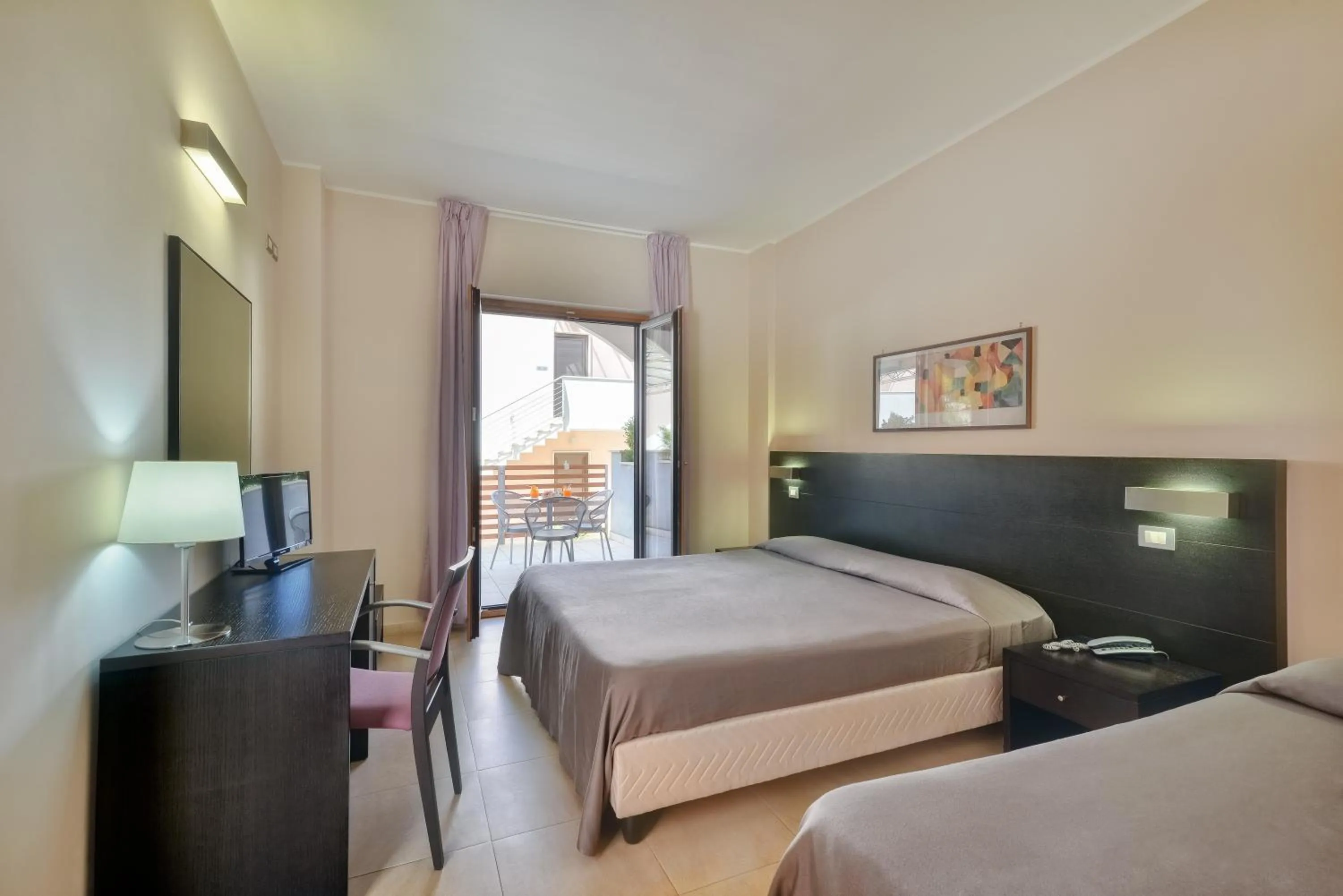 Bed in Hotel Mareluna