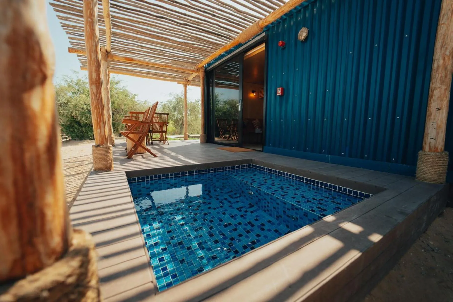 Seating area in Bab Al Nojoum Al Mugheirah