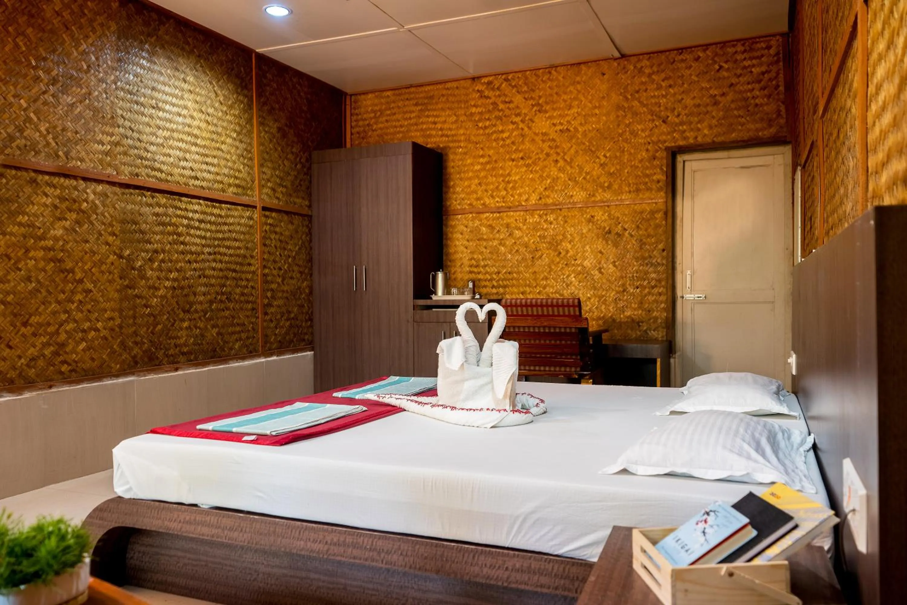 Bed in Palm Grove Eco Resort